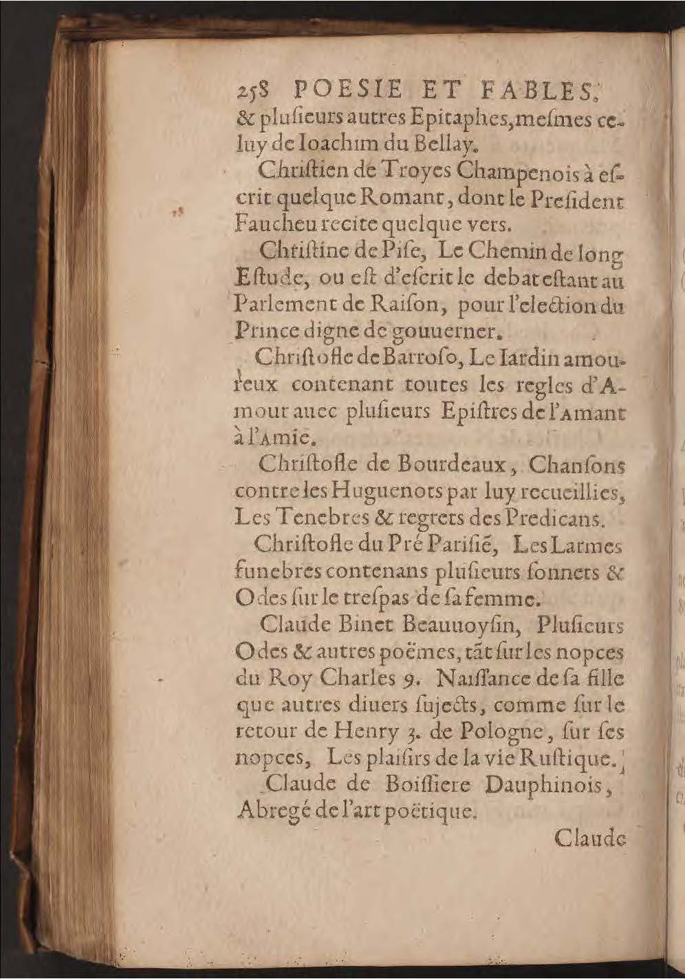 1602 - François Jacquin - Trésor des bons esprits français - BnF Arsenal