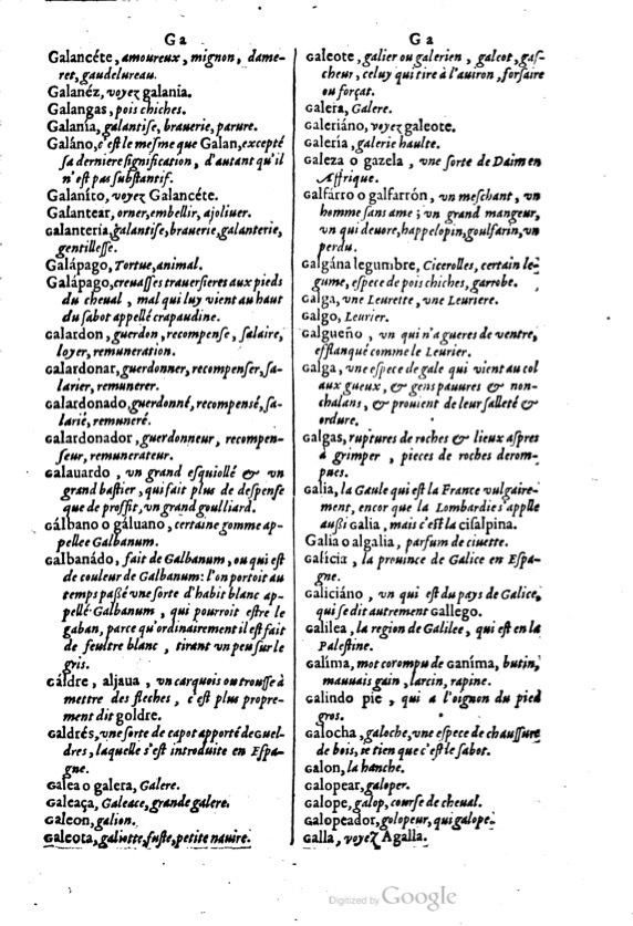 1621 - Adrian Tiffaine - Trésor des deux langues espagnole et française - BM Lyon