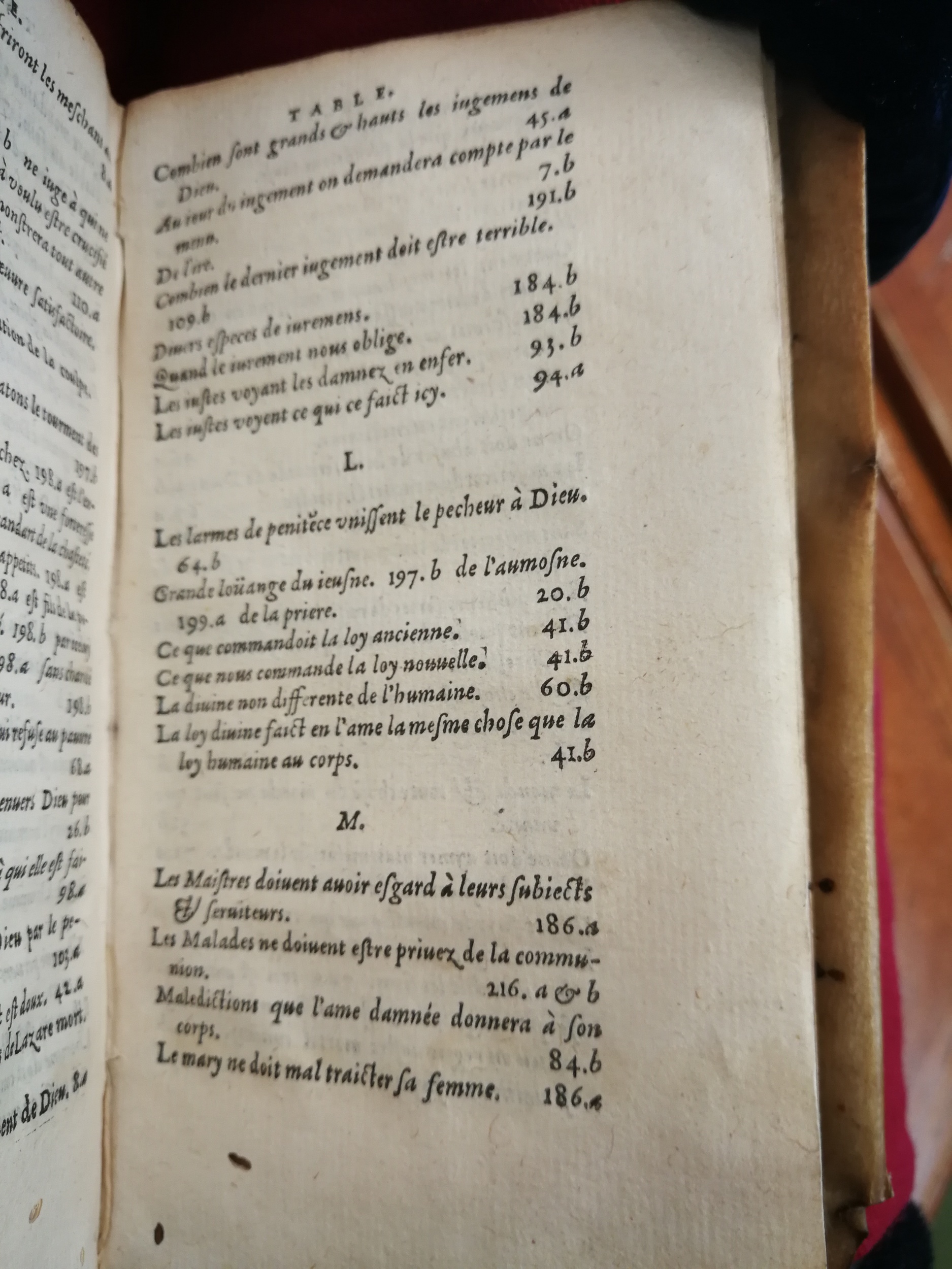 1596 - Guillaume Chaudière - Trésor de toutes les œuvres spirituelles du révérend Père F. Louis de Grenade - BM Tours