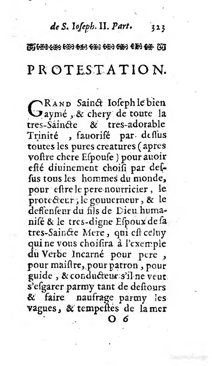 1646 - Jean Piot - Trésor inestimable de Saint-Joseph - BNC Rome