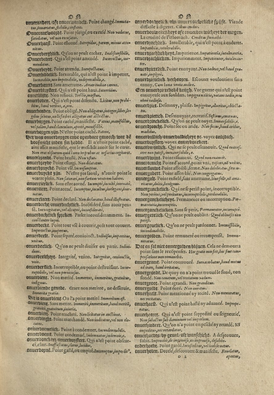 1573 - Christophe Plantin - Trésor du langage bas-allemand - Greifswald