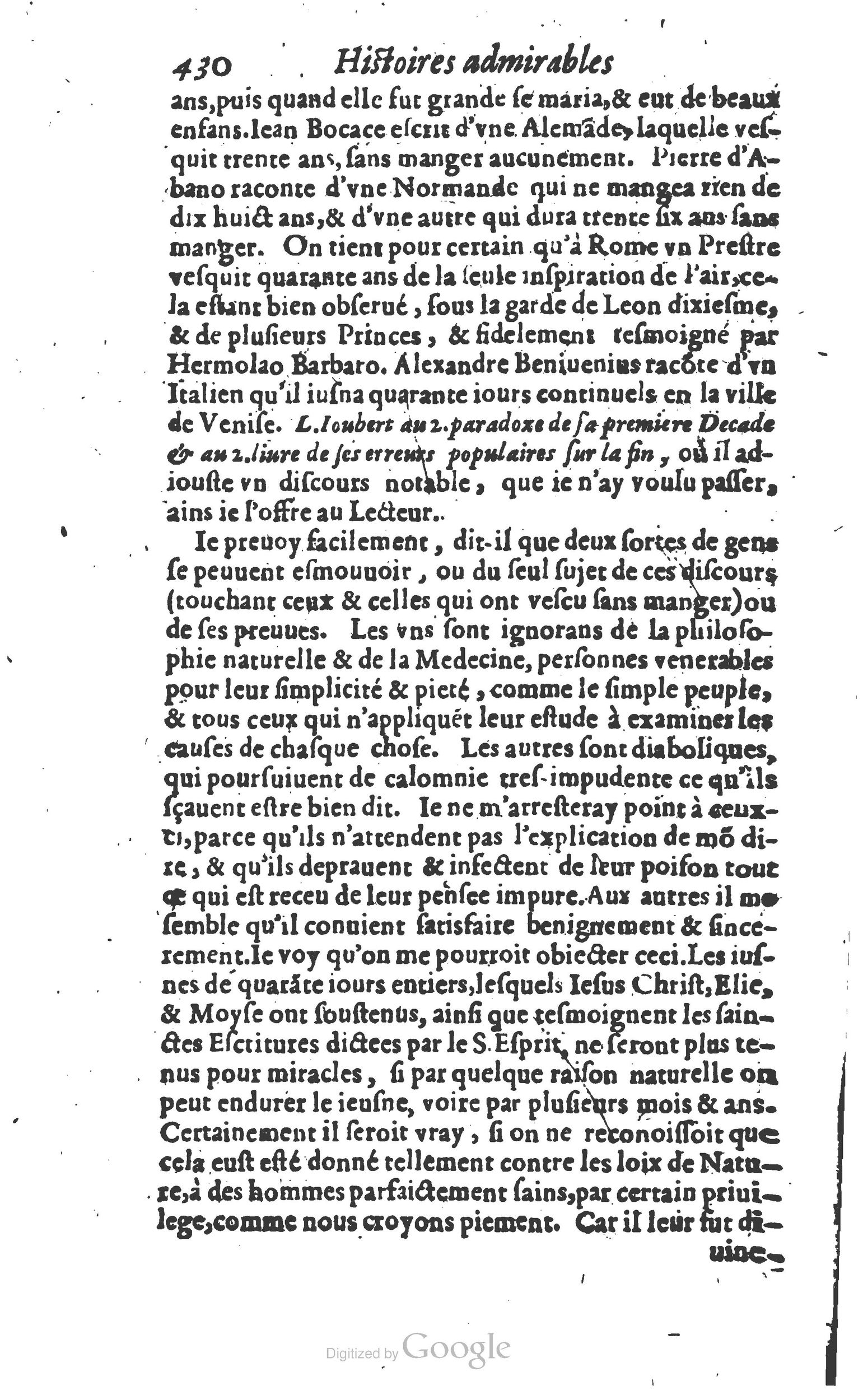 1610 - Paul Marceau - Trésor d’histoires admirables et mémorables - Princeton