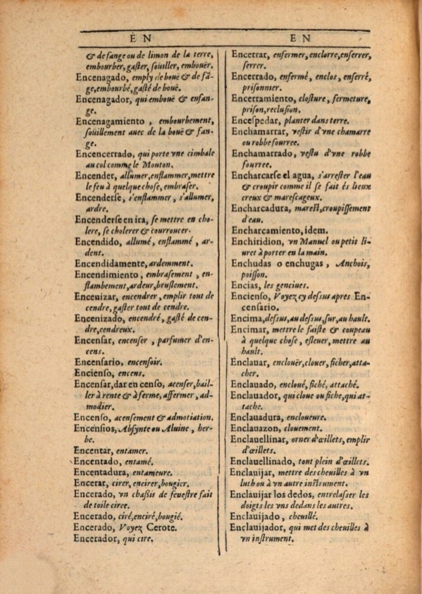 1607 - Marc Orry - Trésor des deux langues espagnole et française (Première et Seconde parties) - ÖNB Wien