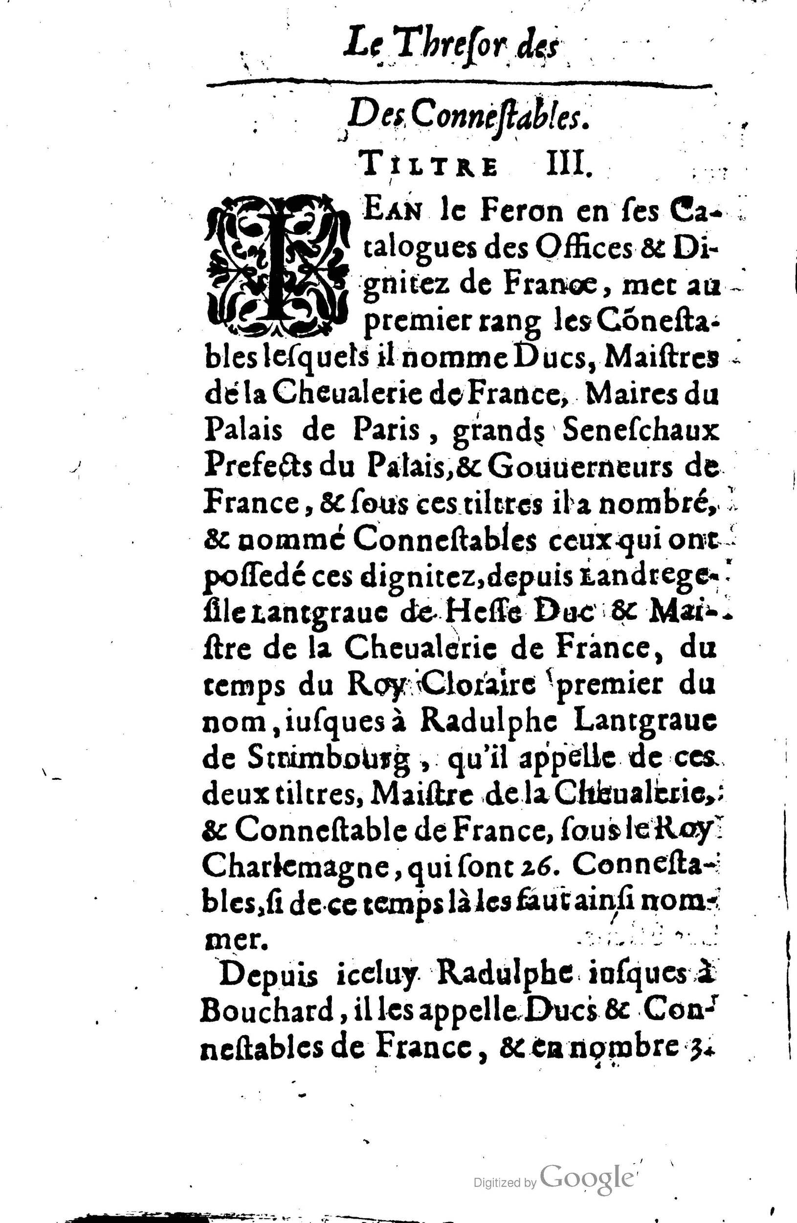 1619 - Jean Corrozet - Trésor des histoires de France - BSB Munich
