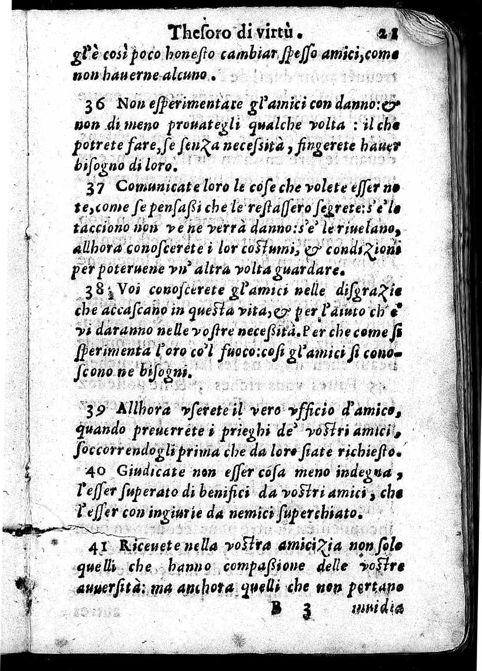 1592  - Giorgio Marescotti - Trésor de vertu - Arezzo