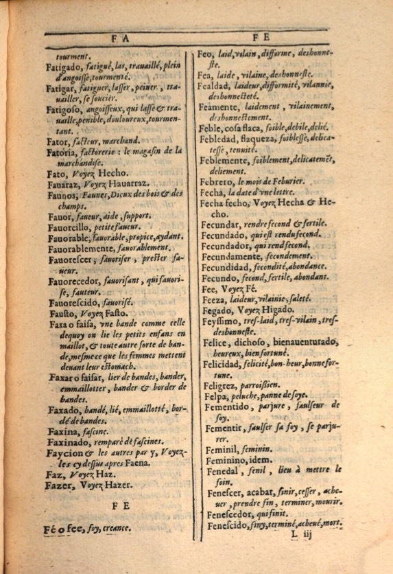 1607 - Marc Orry - Trésor des deux langues espagnole et française (Première et Seconde parties) - ÖNB Wien