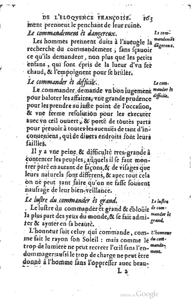 1610 - Louis Coste - Trésor de l’éloquence française (Seconde partie) - BM Lyon