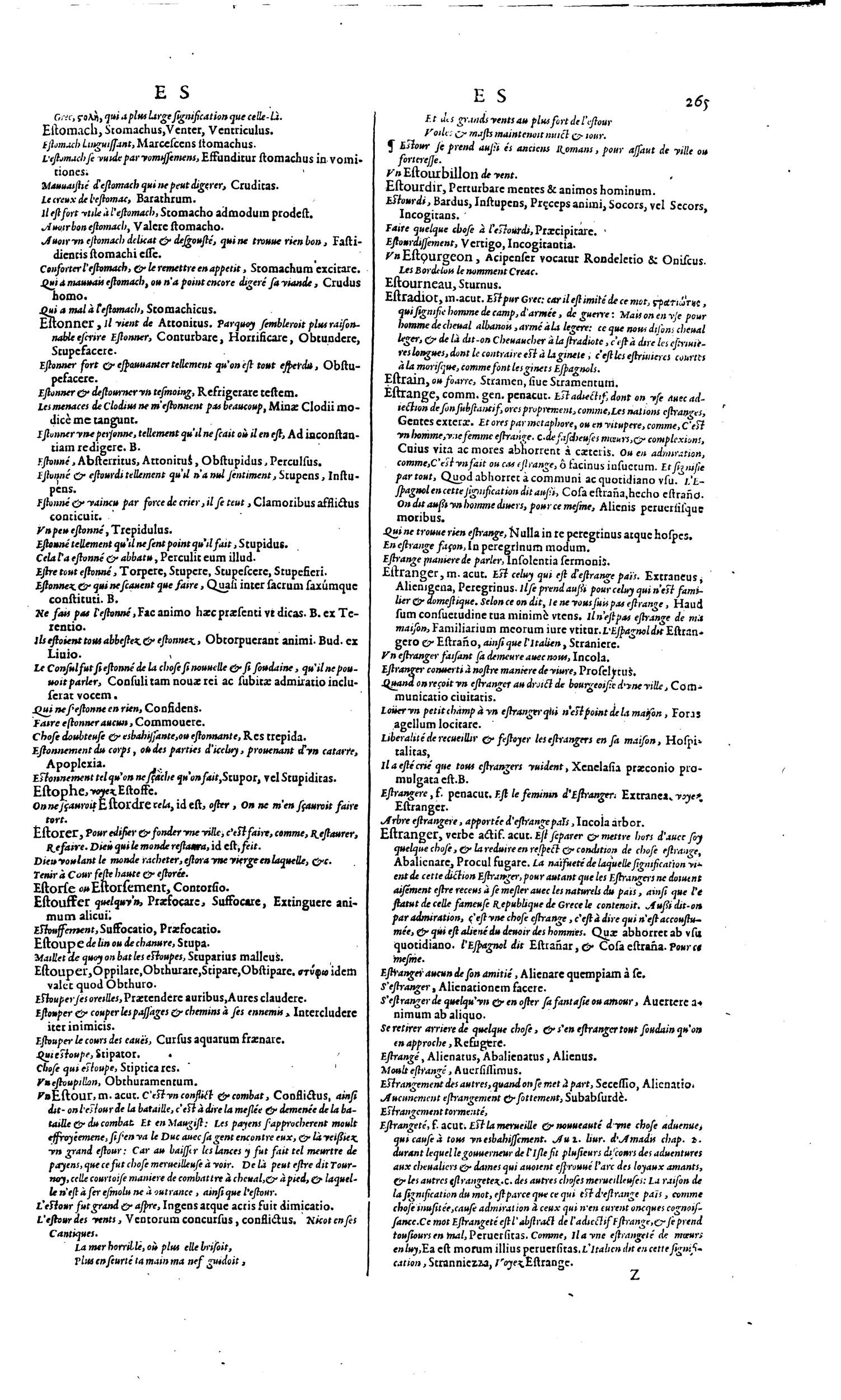 1606 - David Douceur - Trésor de la langue française - BM Lyon 1606 - David Douceur - Trésor de la langue française - BM Lyon