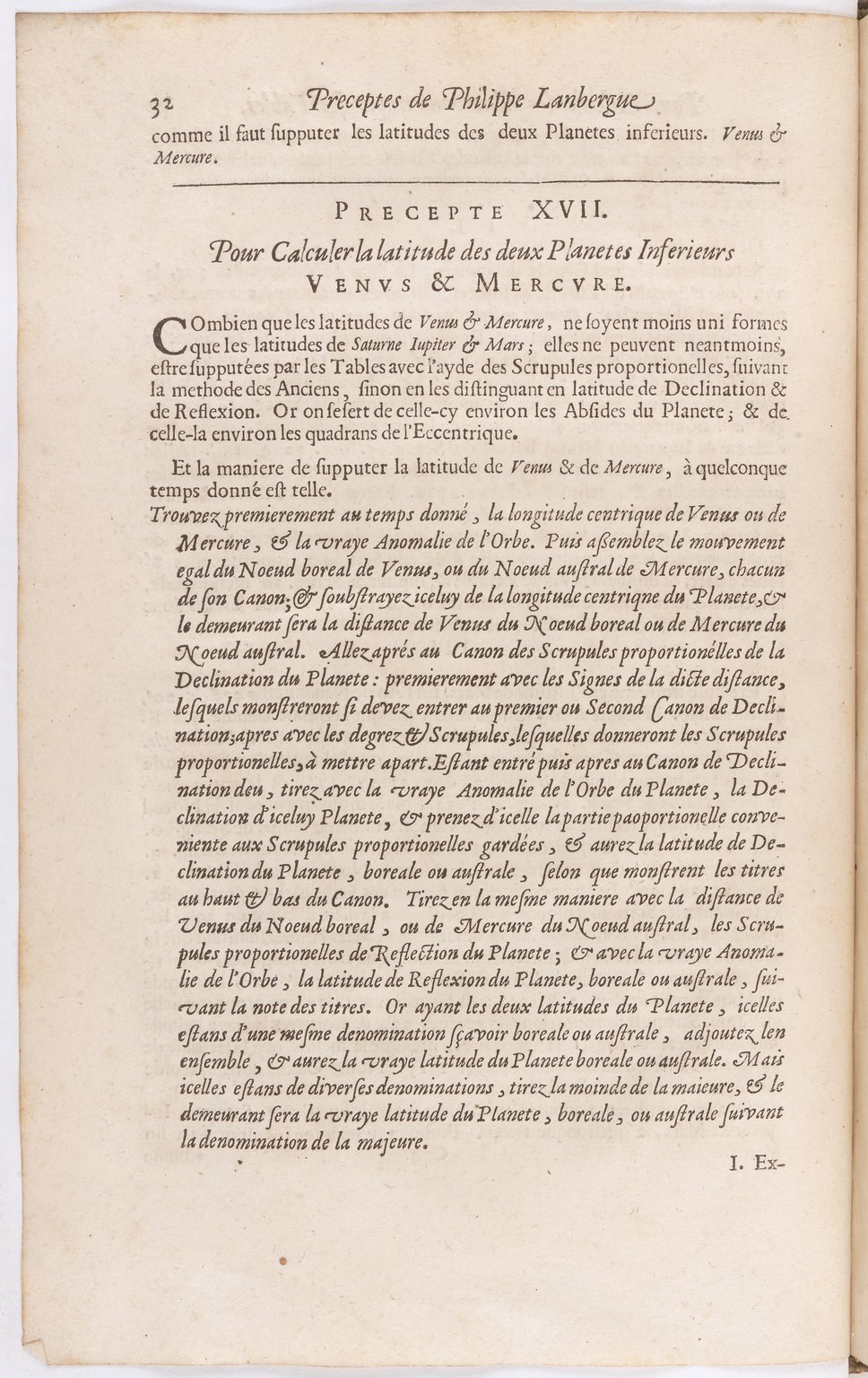 1634 - Zacharie Roman - Les Tables perpétuelles - BnF Arsenal