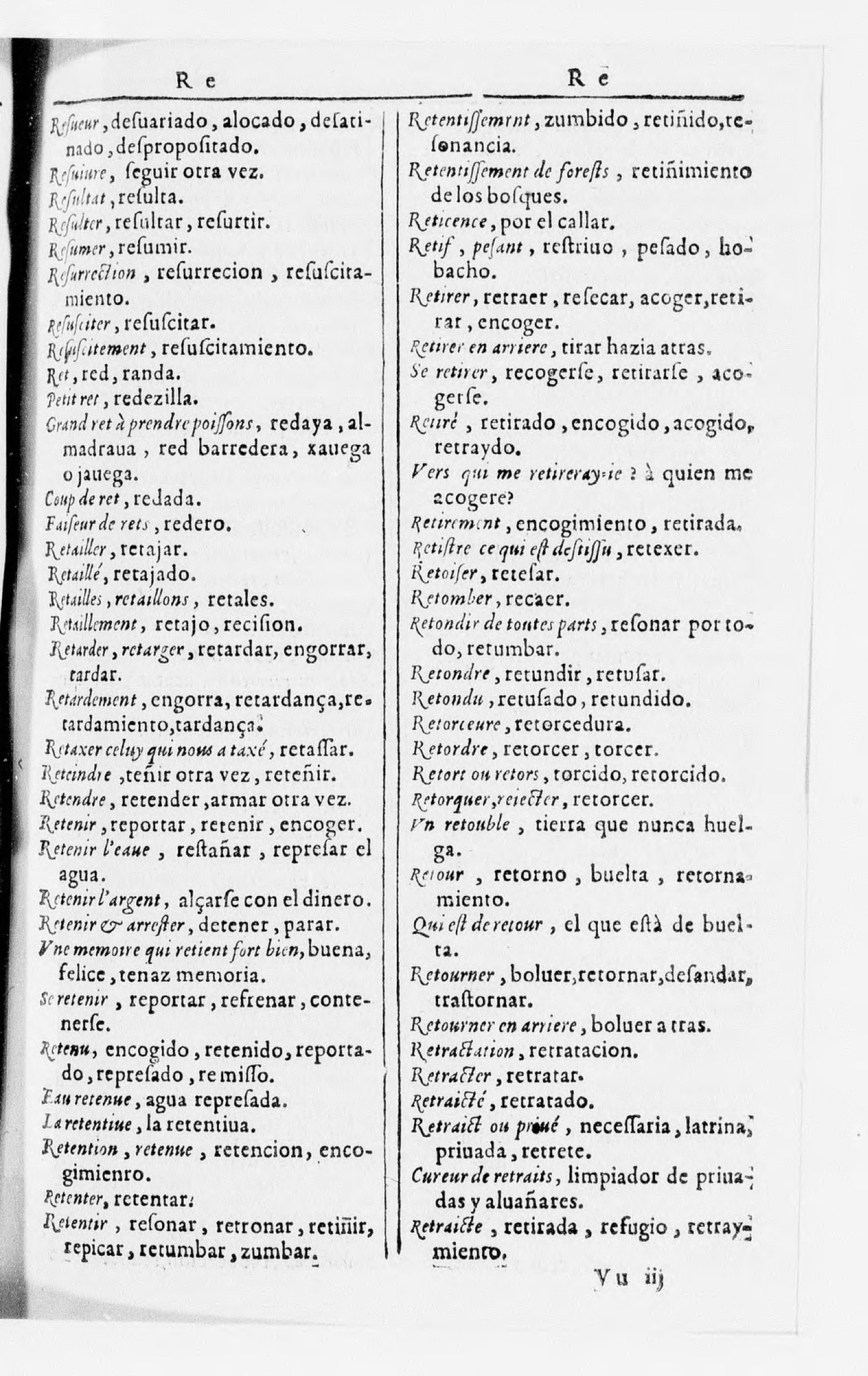 1616 - Veuve Marc Orry - Trésor des deux langues espagnole et française (Seconde partie) - BnF 1616 - Veuve Marc Orry - Trésor des deux langues espagnole et française (Seconde partie) - BnF