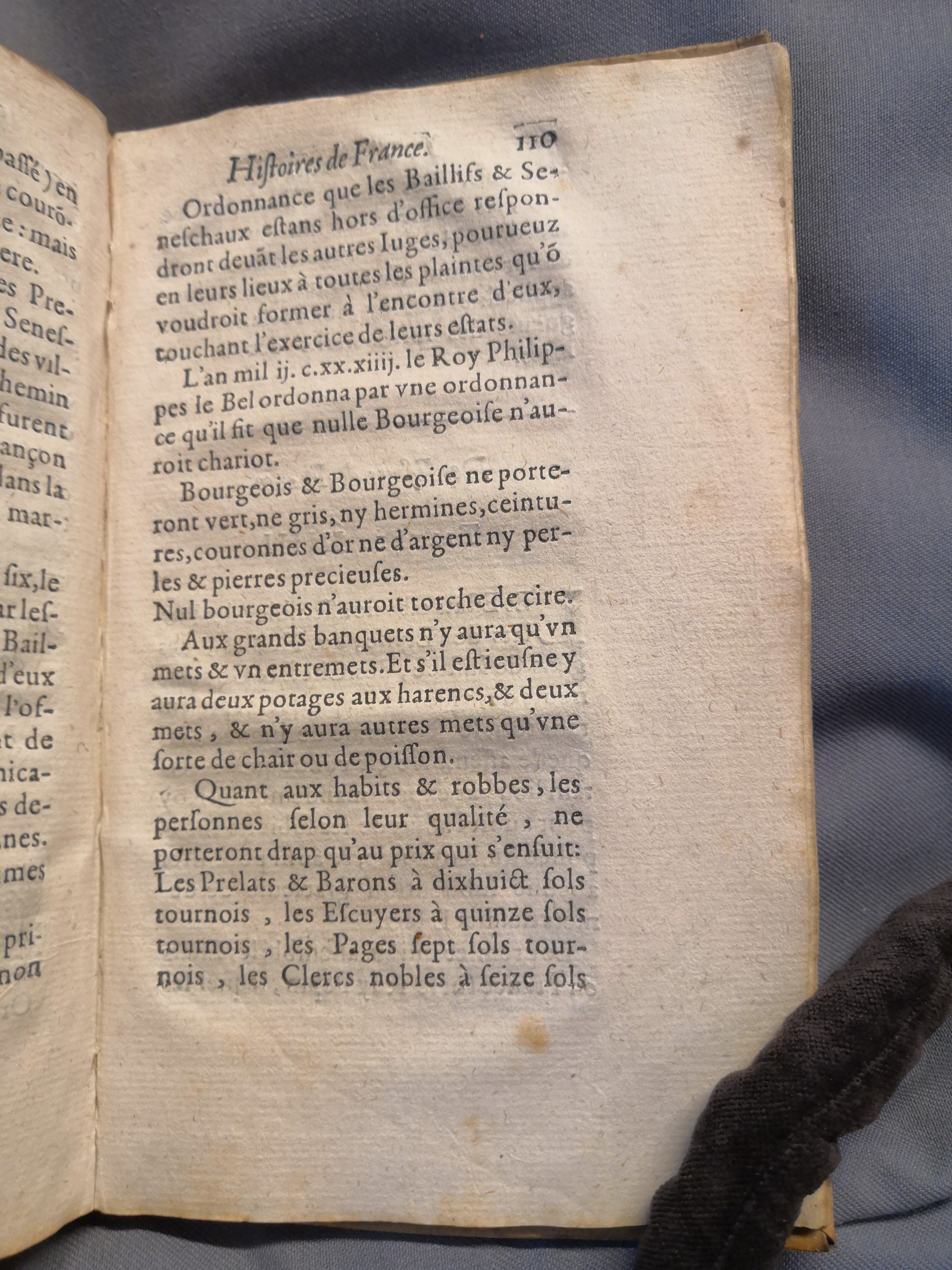 1614 - Jean Corrozet - Trésor des histoires de France - Amsterdam