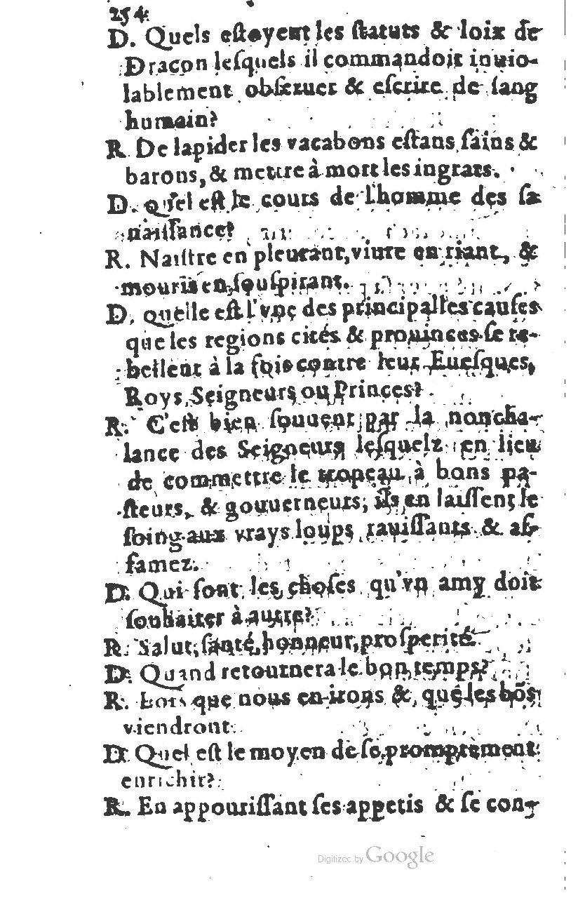 1581 - Nicolas Bonfons  - Trésor des sentences dorées - Princeton