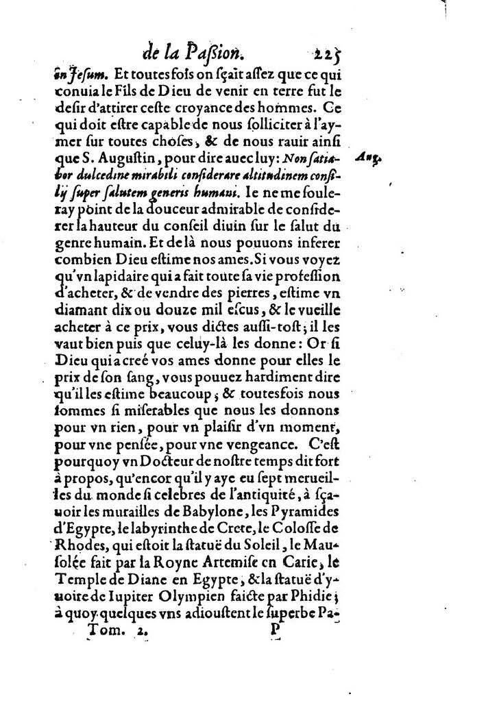 1607 - Nicolas Du Fossé - Trésor quadragésimal - T 02 - BM Lyon