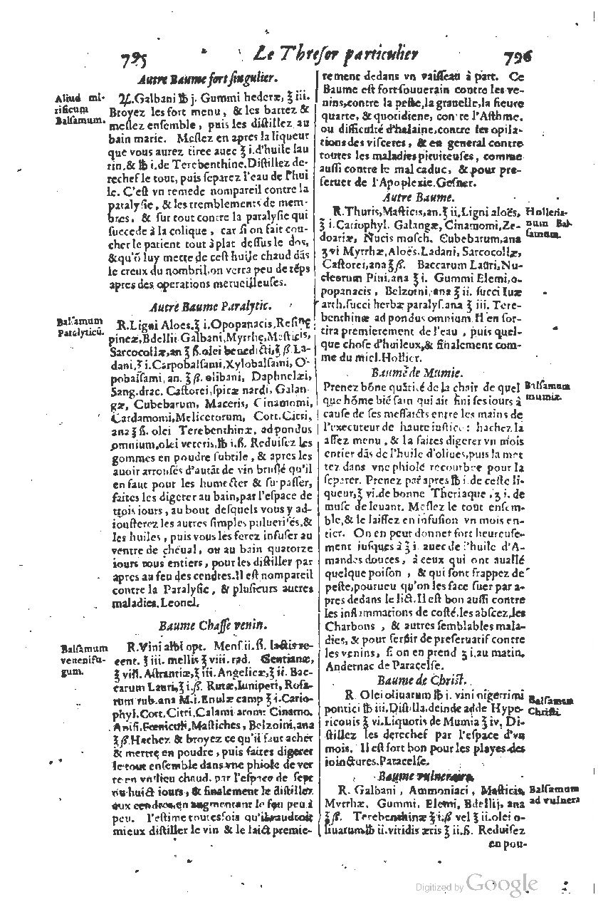 1616 - Étienne Gamonet - Grand trésor ou dispensaire - BSB Munich