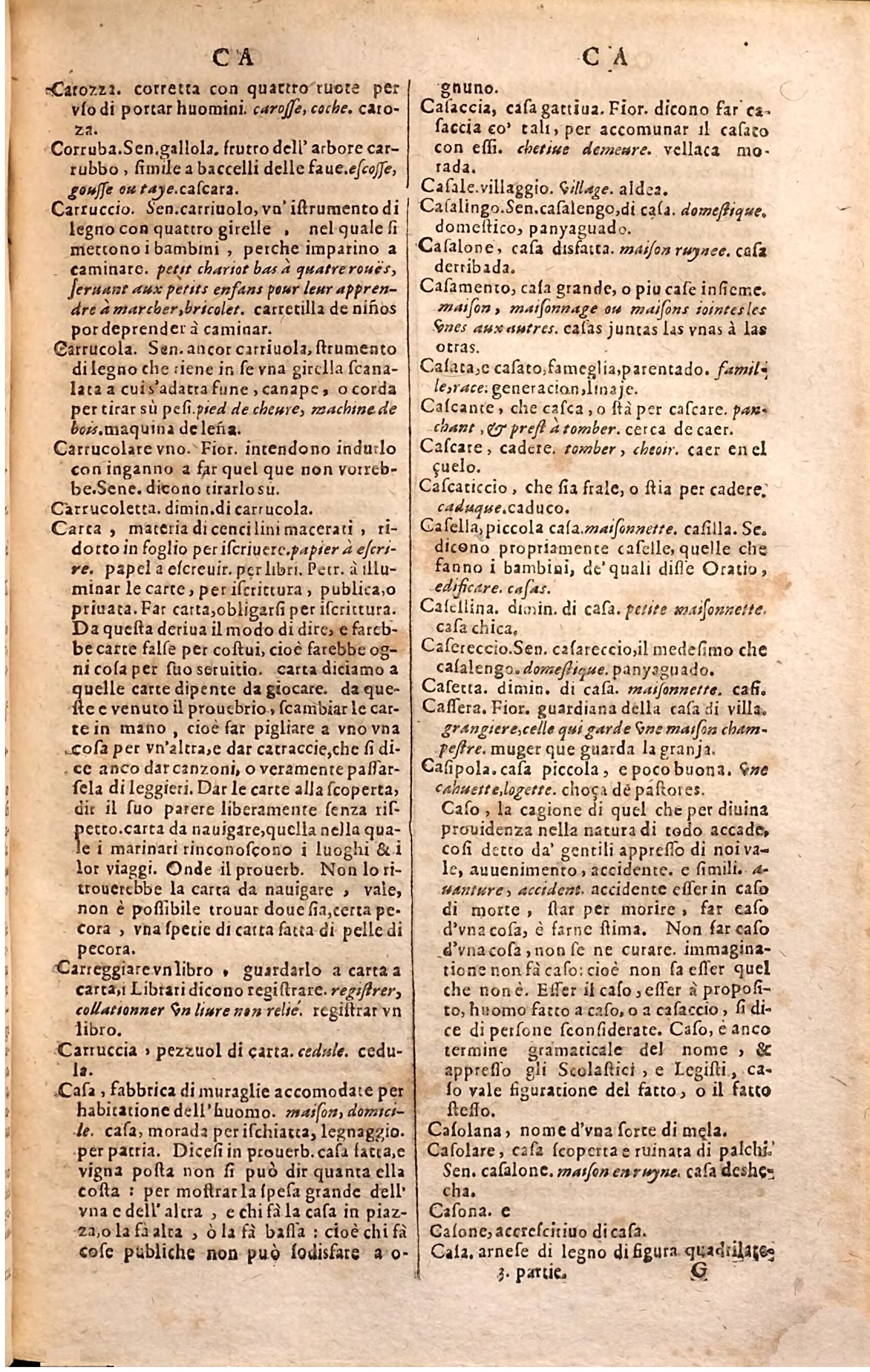 1627 - Jacques Crespin - Trésor des trois langues (Troisième partie) - Regensburg