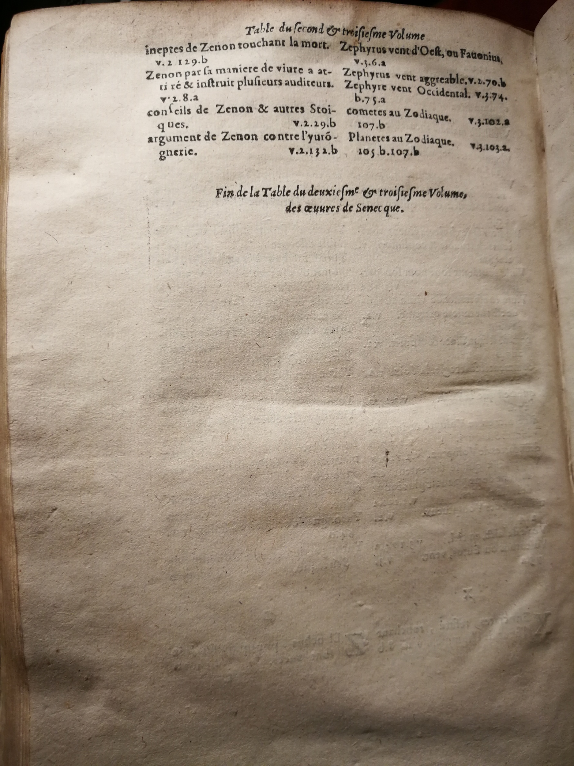 1595 - Jean Houzé - Œuvres morales et mêlées de Sénèque, Trésor de philosophie morale - T. 3 - BnF