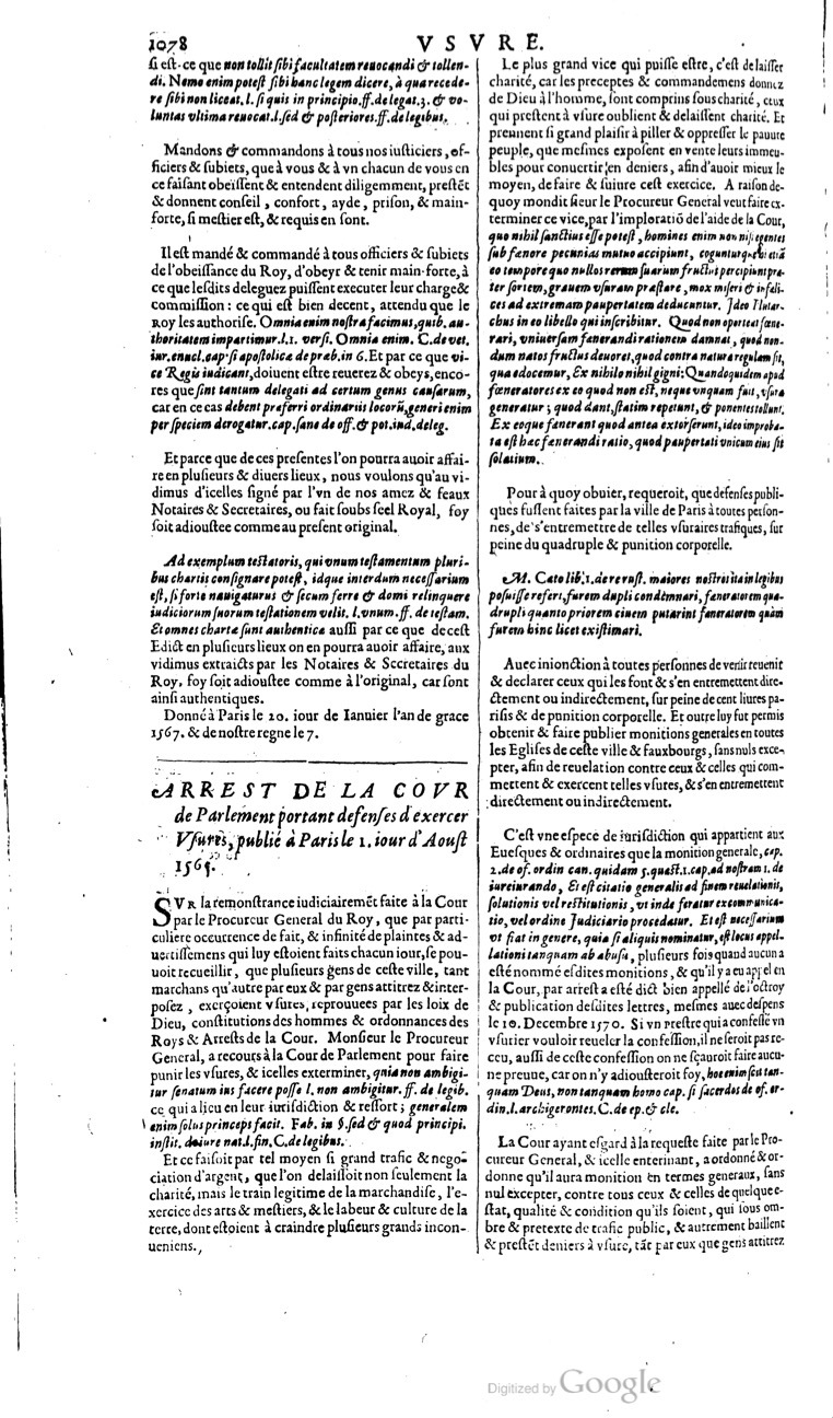 1629 - Veuve Nicolas Buon - Trésor du droit français (21754 T. 3) - BM Lyon