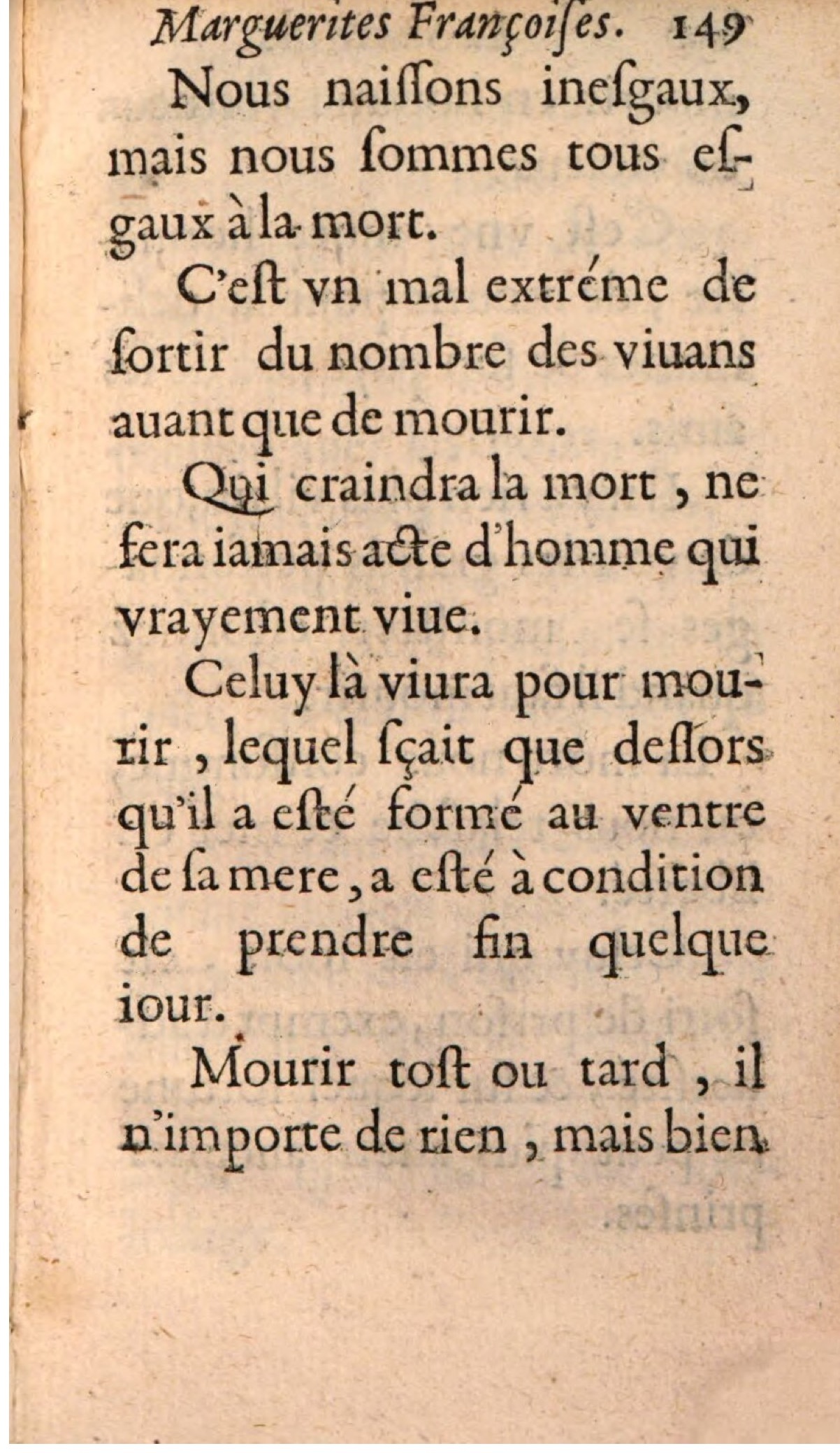 1611 - Théodore Reinsart - La Suitte des marguerites françoises, ou second thresor du bien dire - BSB Munich