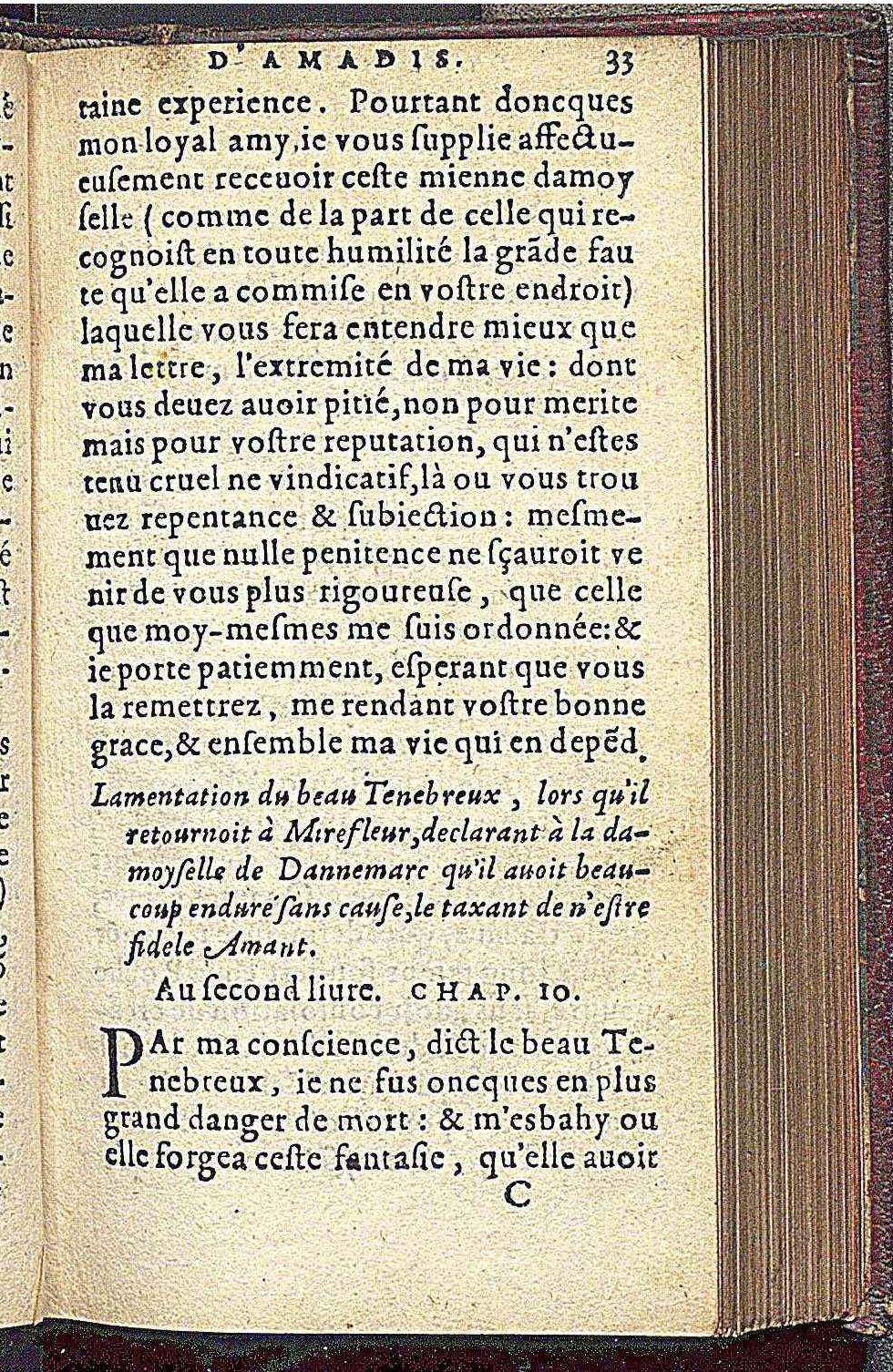 1573 - Olivier de Harsy - Trésor des Amadis - Edimbourg 1573 - Olivier de Harsy - Trésor des Amadis - Edimbourg