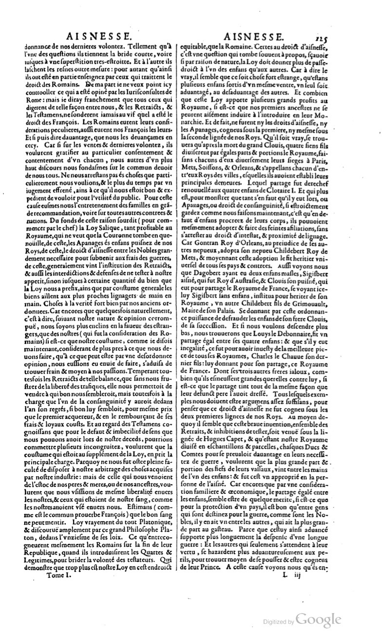 1629 - Veuve Nicolas Buon - Trésor du droit français (21754 T. 1) - BM Lyon