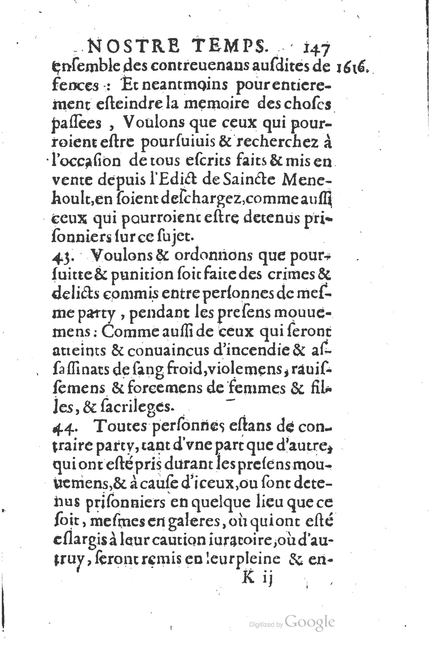 1626 - Joseph Bouillerot - Trésor de l’histoire générale de notre temps - BSB Munich