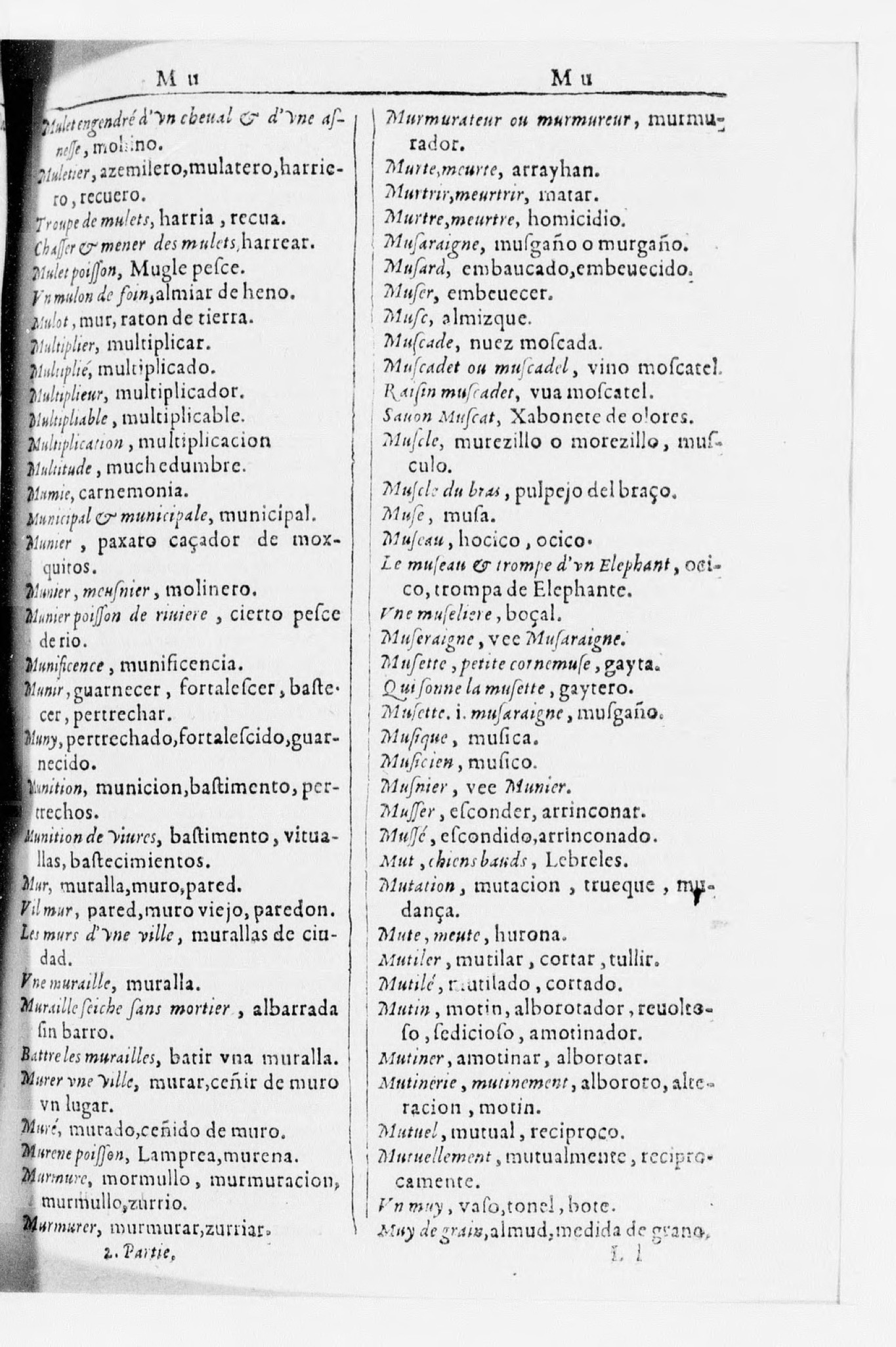 1616 - Veuve Marc Orry - Trésor des deux langues espagnole et française (Seconde partie) - BnF 1616 - Veuve Marc Orry - Trésor des deux langues espagnole et française (Seconde partie) - BnF