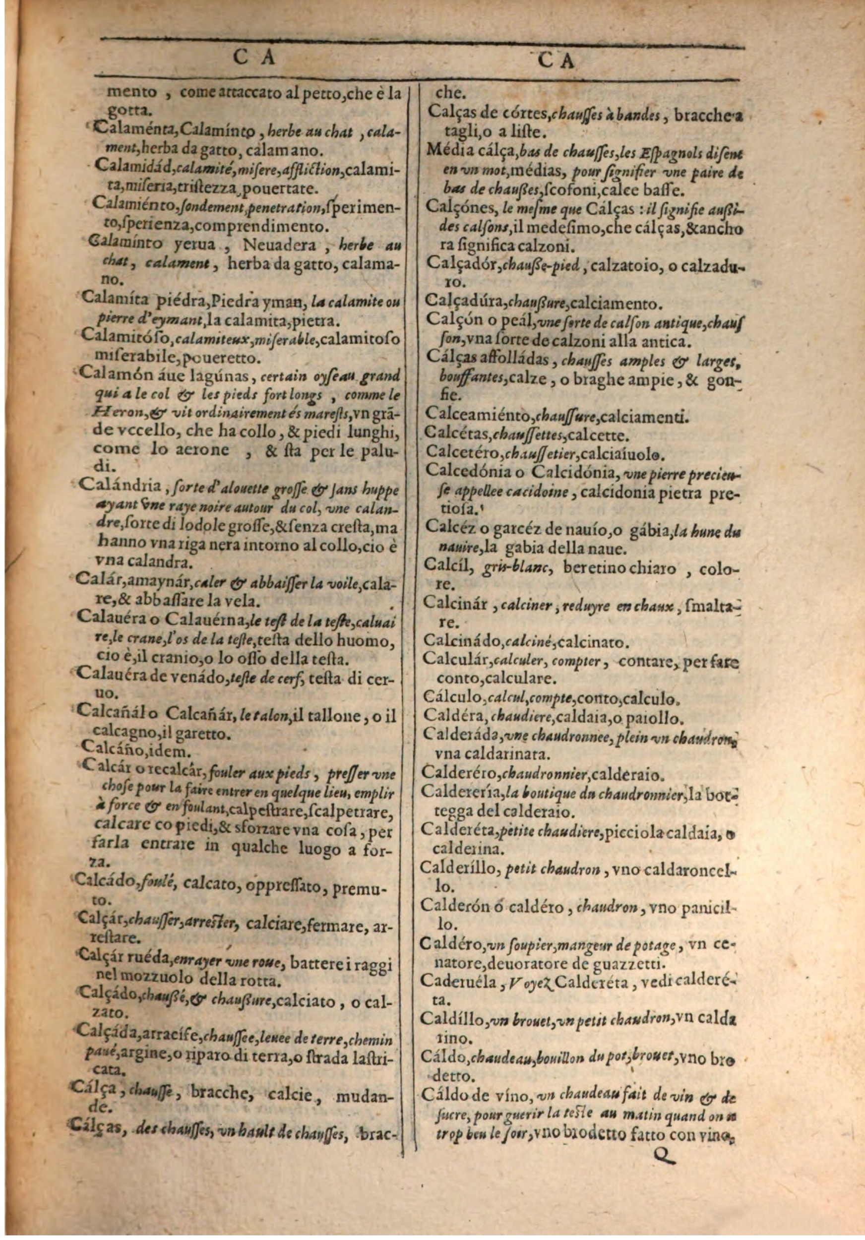 1609 - Philippe Albert et Alexandre Pernet - Trésor des trois langues française, italienne et espagnole (Première partie) - BSB Munich 1609 - Philippe Albert et Alexandre Pernet - Trésor des trois langues française, italienne et espagnole (Première partie) - BSB Munich