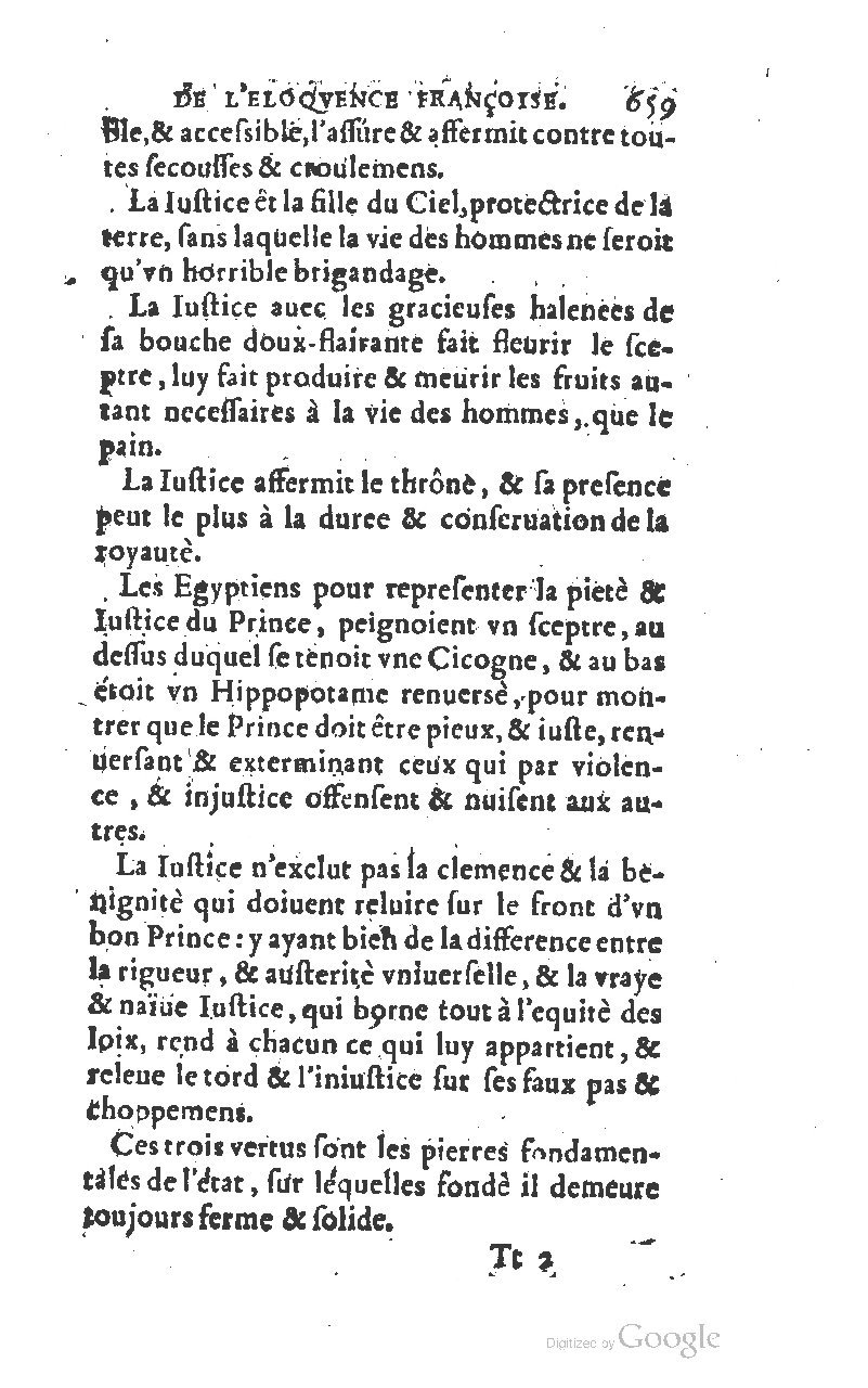 1610 - Louis Coste - Trésor de l’éloquence française (Seconde partie) - BM Lyon
