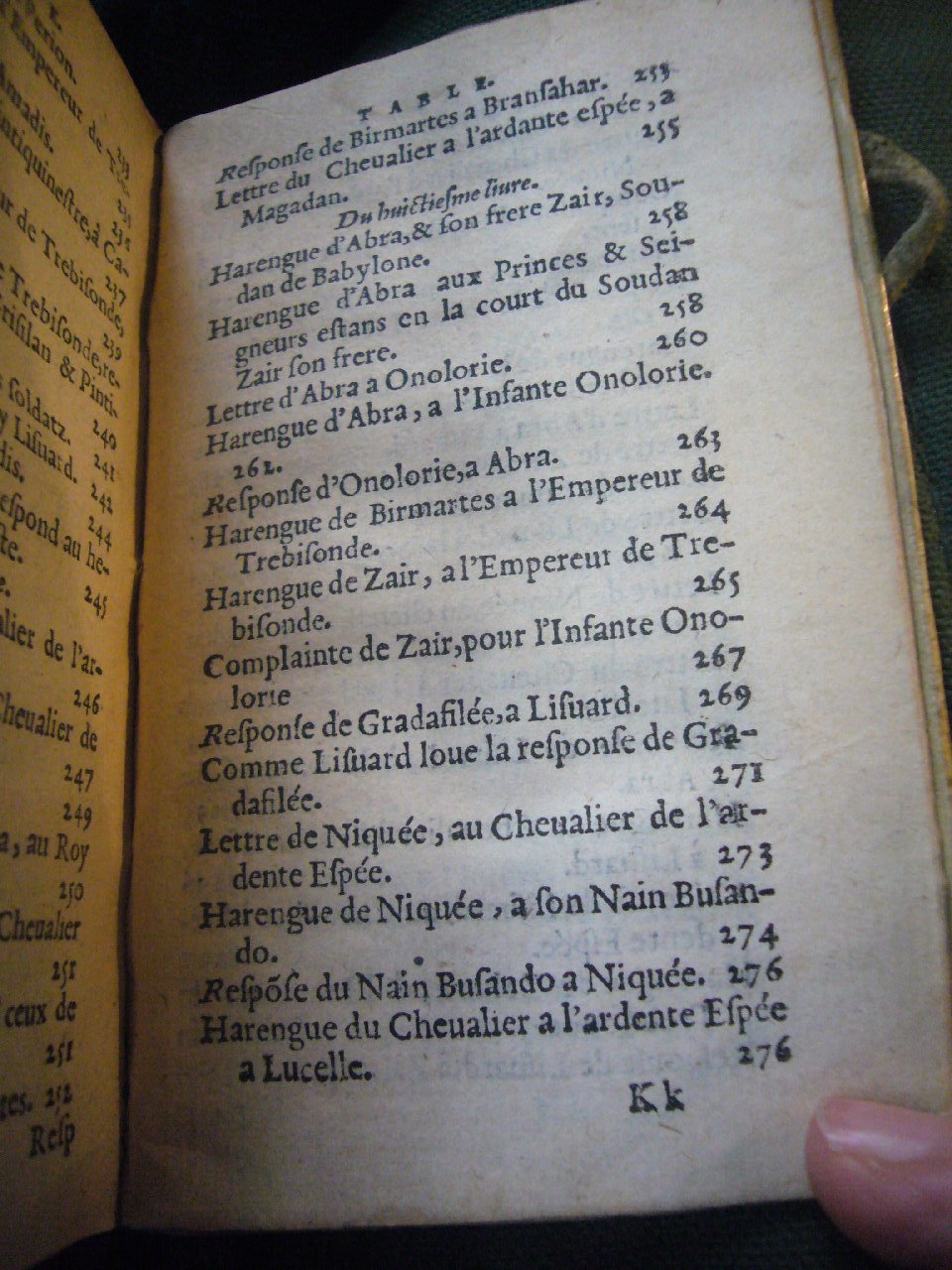 1567 - Jean Pygot - Trésor des Amadis - BnF Arsenal