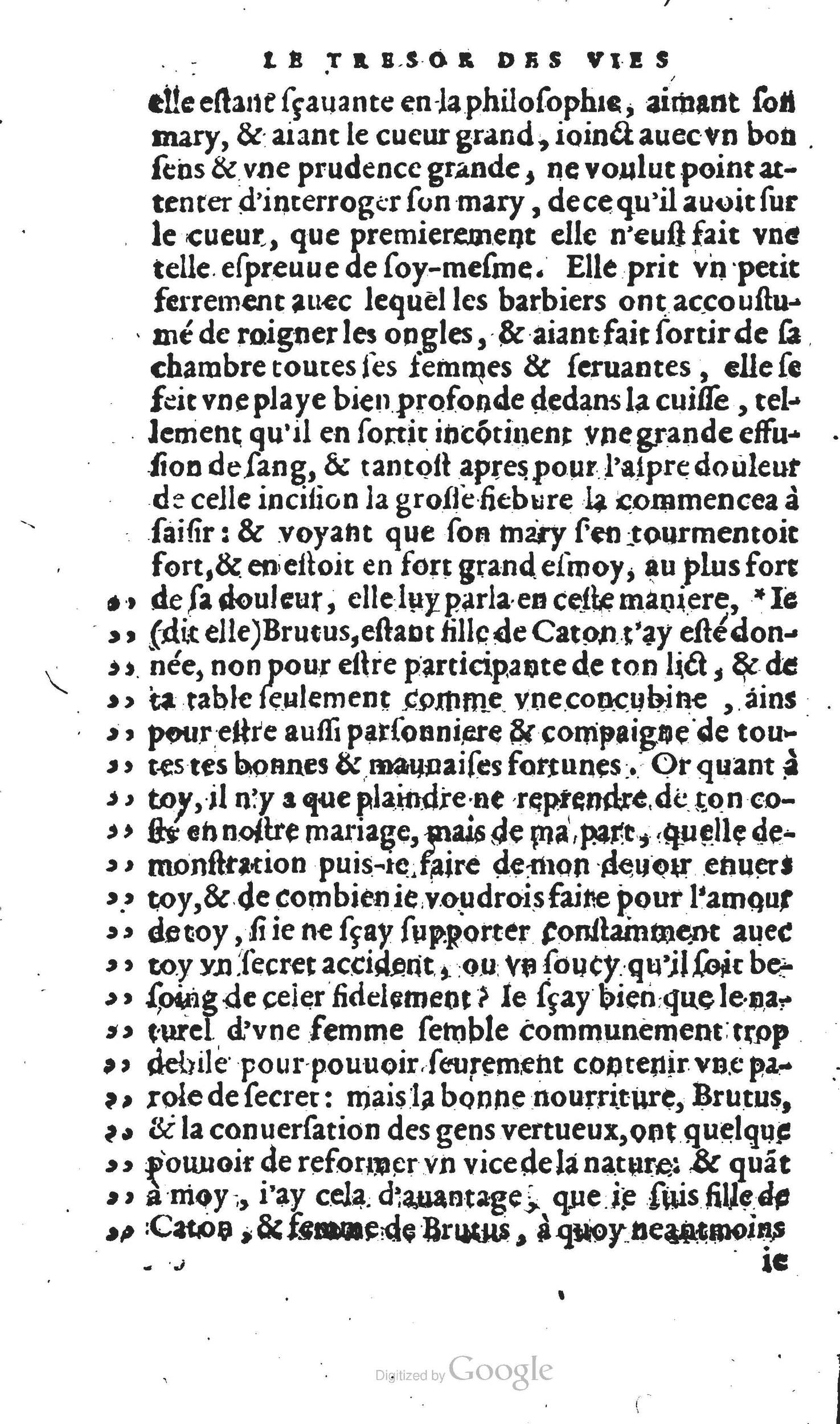 1567 - Willem Silvius - Trésor des vies de Plutarque - Anvers Musée Plantin-Moretus