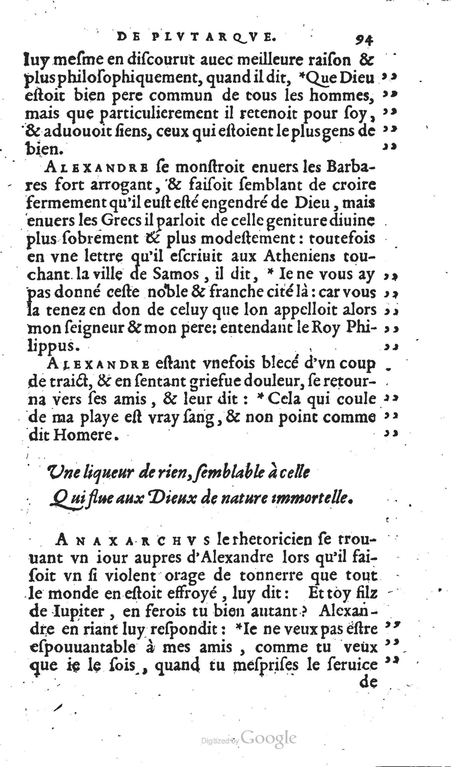 1567 - Willem Silvius - Trésor des vies de Plutarque - Anvers Musée Plantin-Moretus