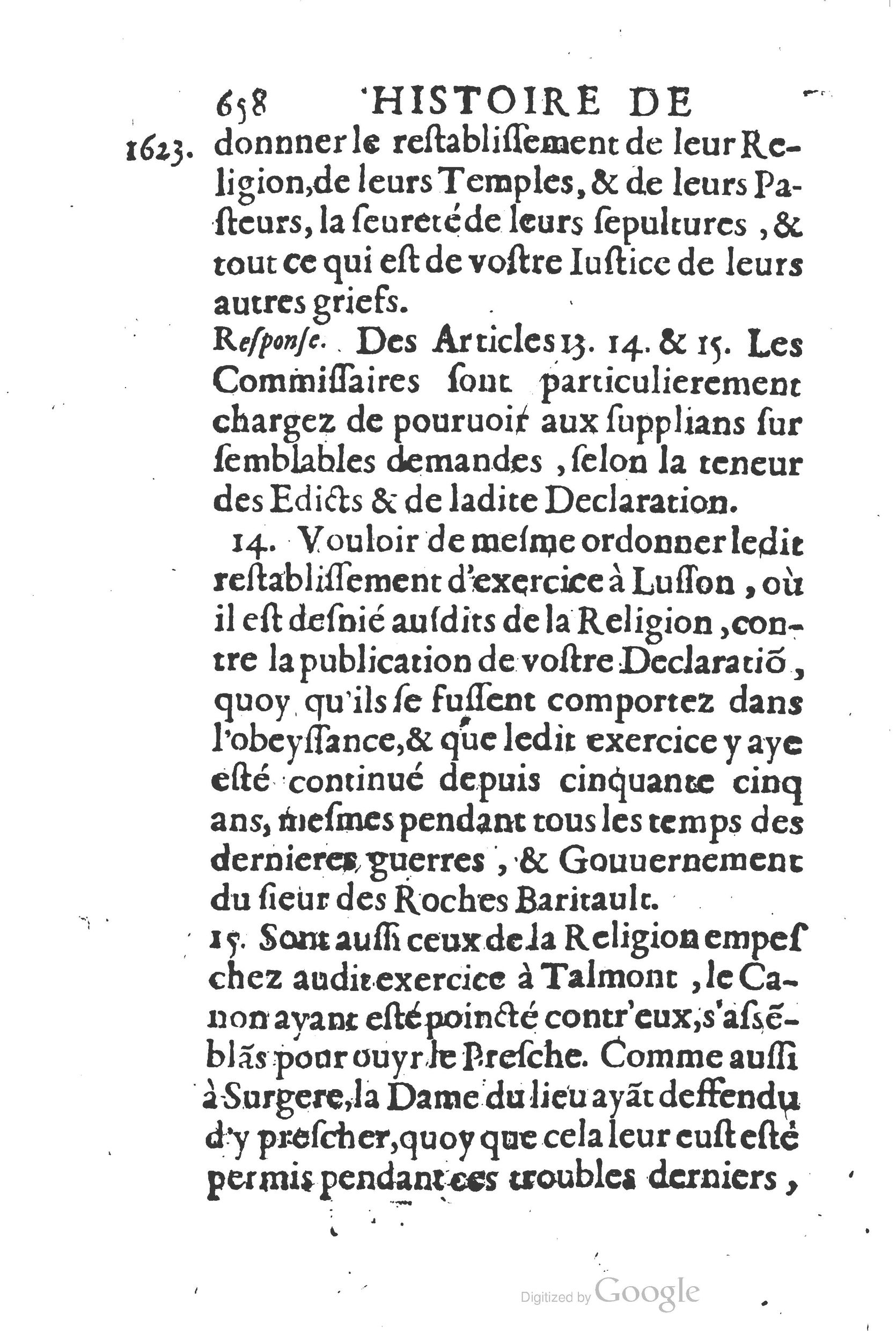 1626 - Joseph Bouillerot - Trésor de l’histoire générale de notre temps - BSB Munich