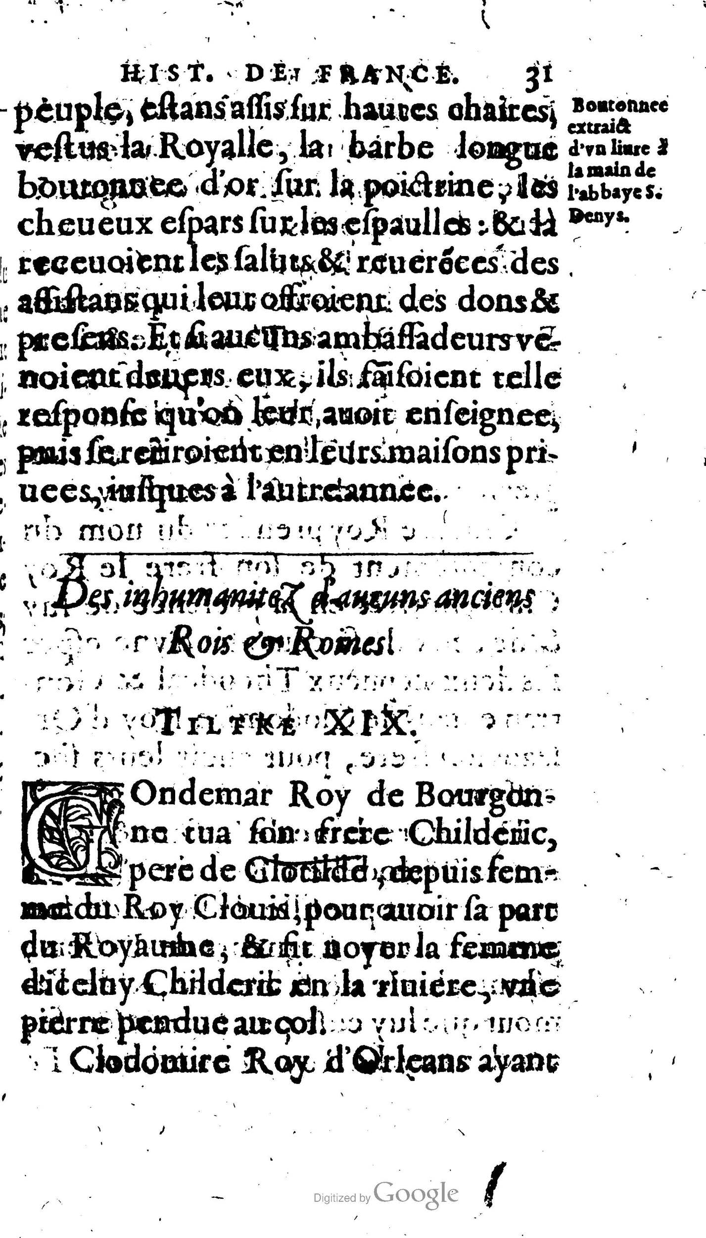1604 - Galiot Corrozet - Trésor des histoires de France - BnF Arsenal 1604 - Galiot Corrozet - Trésor des histoires de France - BnF Arsenal