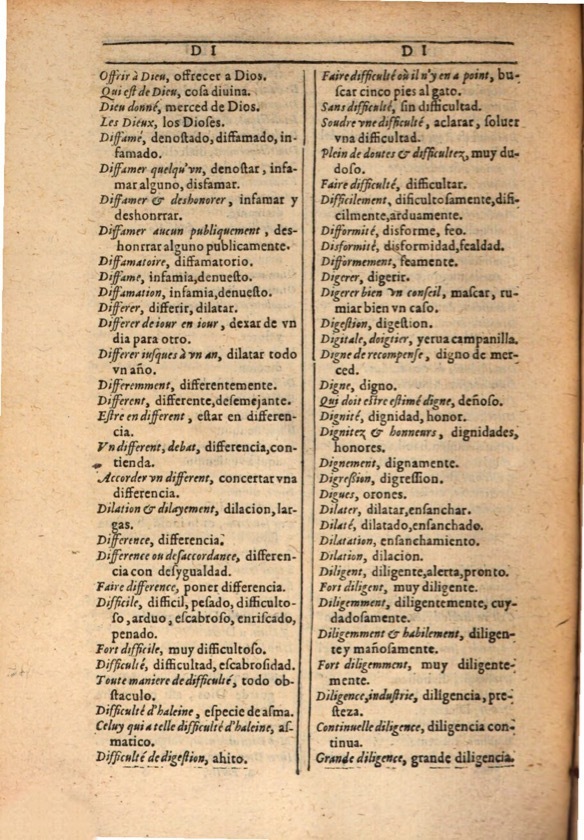 1607 - Marc Orry - Trésor des deux langues espagnole et française (Première et Seconde parties) - ÖNB Wien