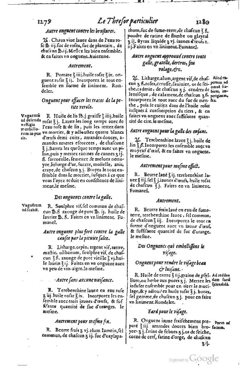 1616 - Étienne Gamonet - Grand trésor ou dispensaire - BSB Munich