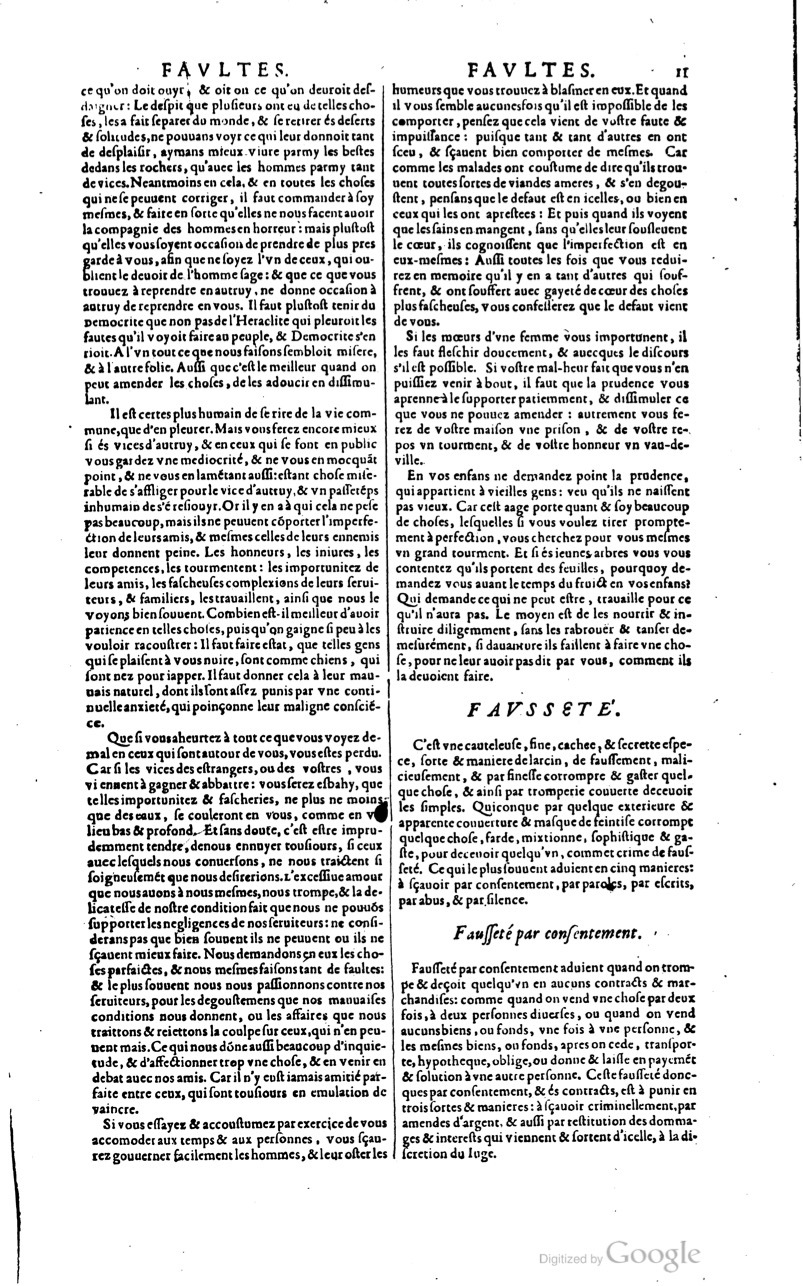 1629 - Veuve Nicolas Buon - Trésor du droit français (21754 T. 2) - BM Lyon