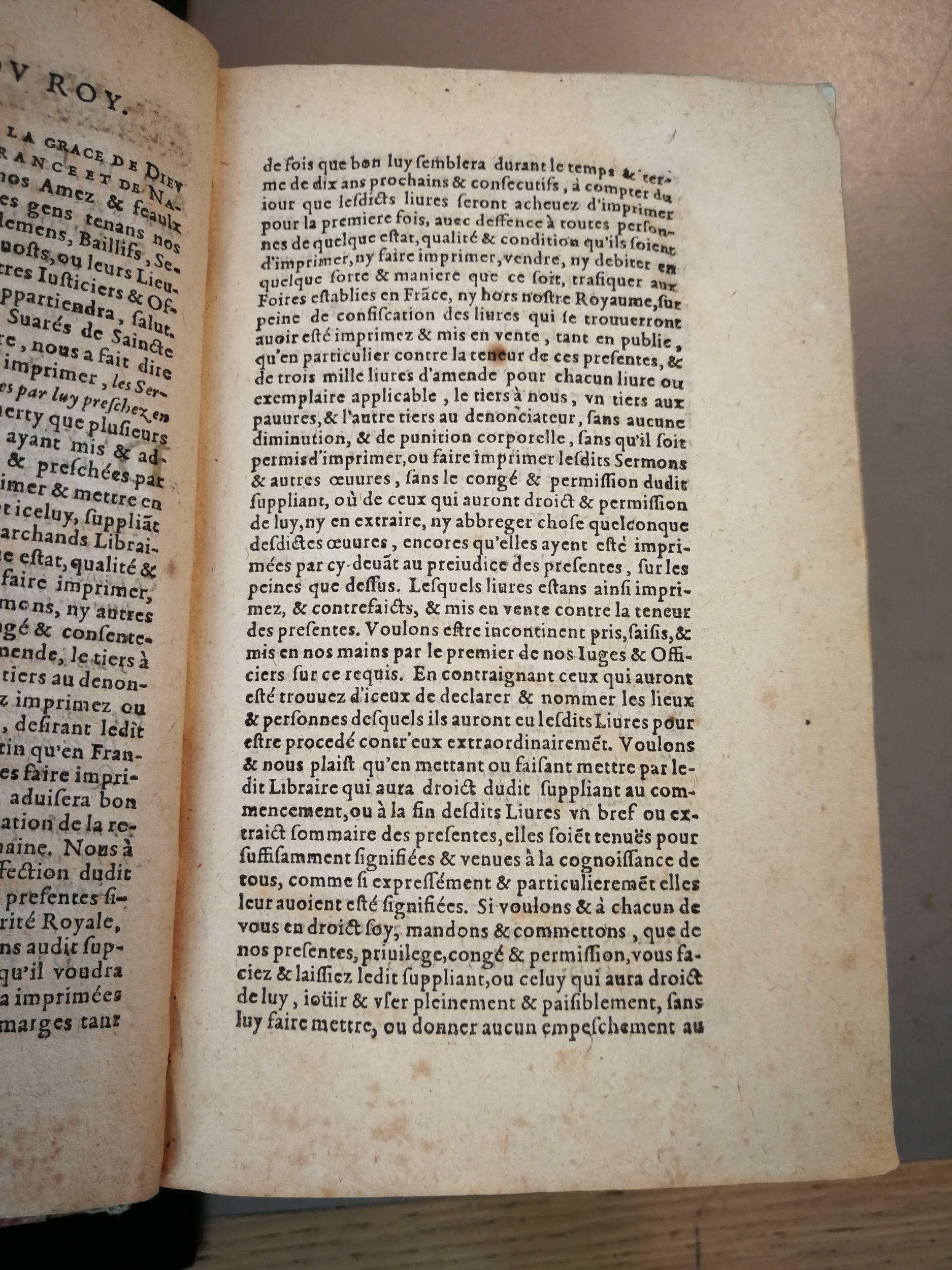 1607 - Nicolas Du Fossé - Trésor quadragésimal - BM Marseille