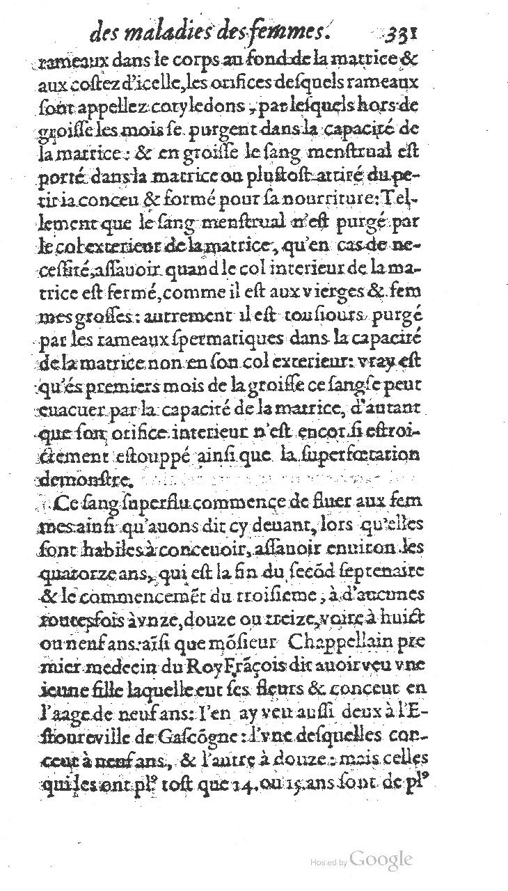 1585 - Jacques du Puis - Trésor des remèdes secrets pour les maladies des femmes - BnF