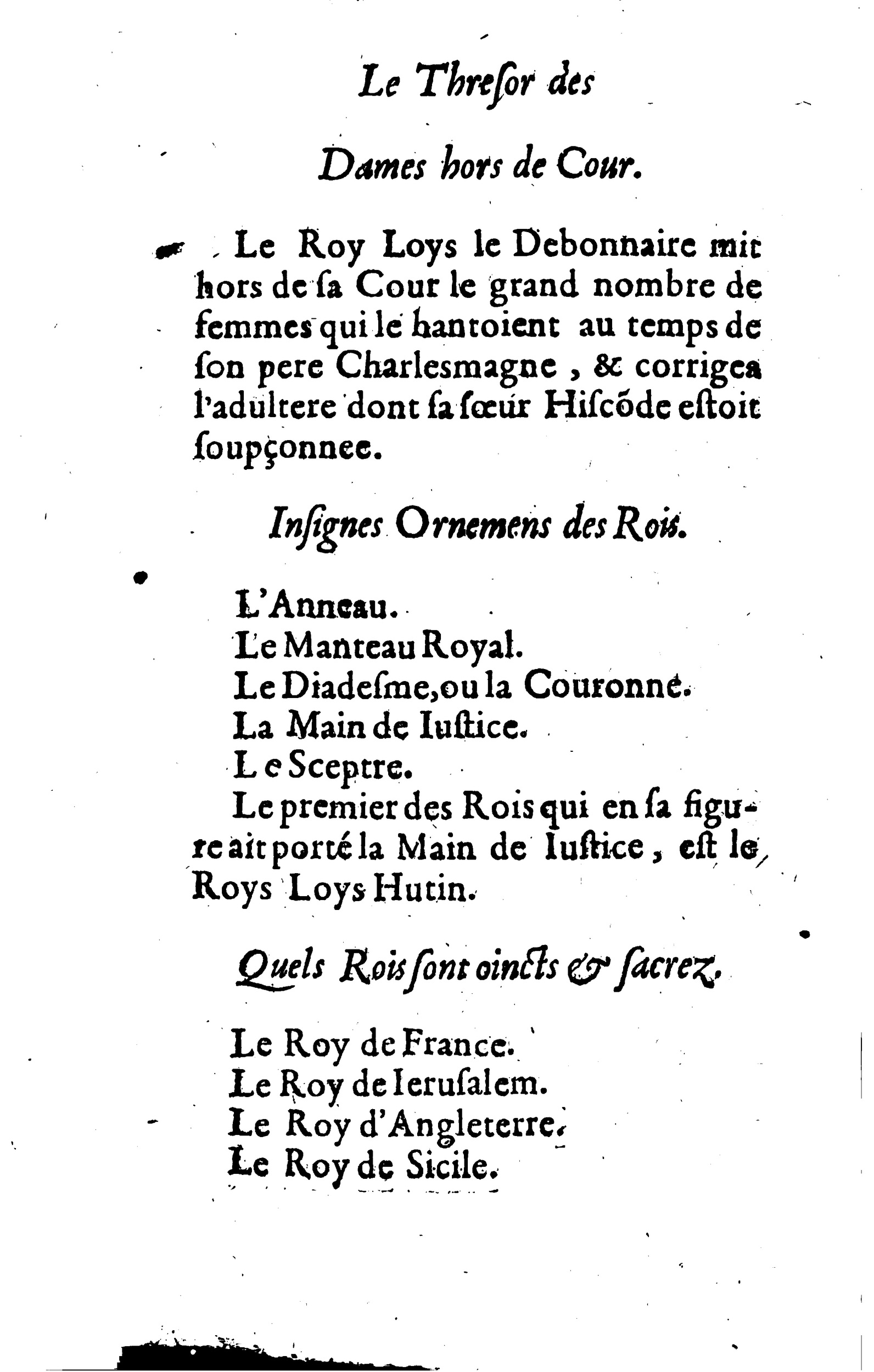 1617 - Jean Corrozet - Trésor des histoires de France - BM Lyon