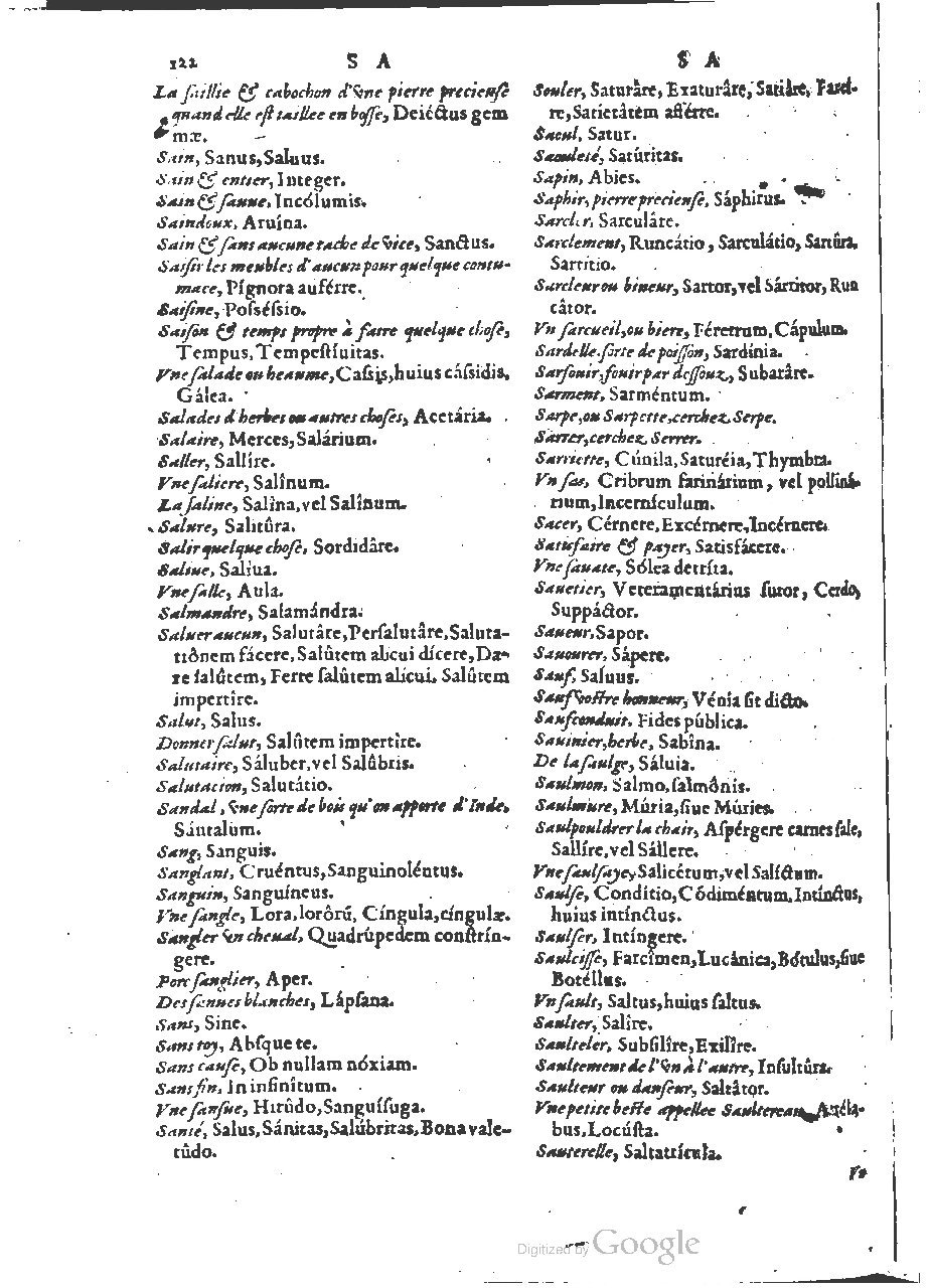 1564 - Henri Hylaire et Louis Cloquemin - Trésor des mots et traits français - BSB Munich