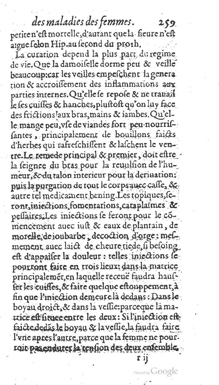 1585 - Jacques du Puis - Trésor des remèdes secrets pour les maladies des femmes - BnF
