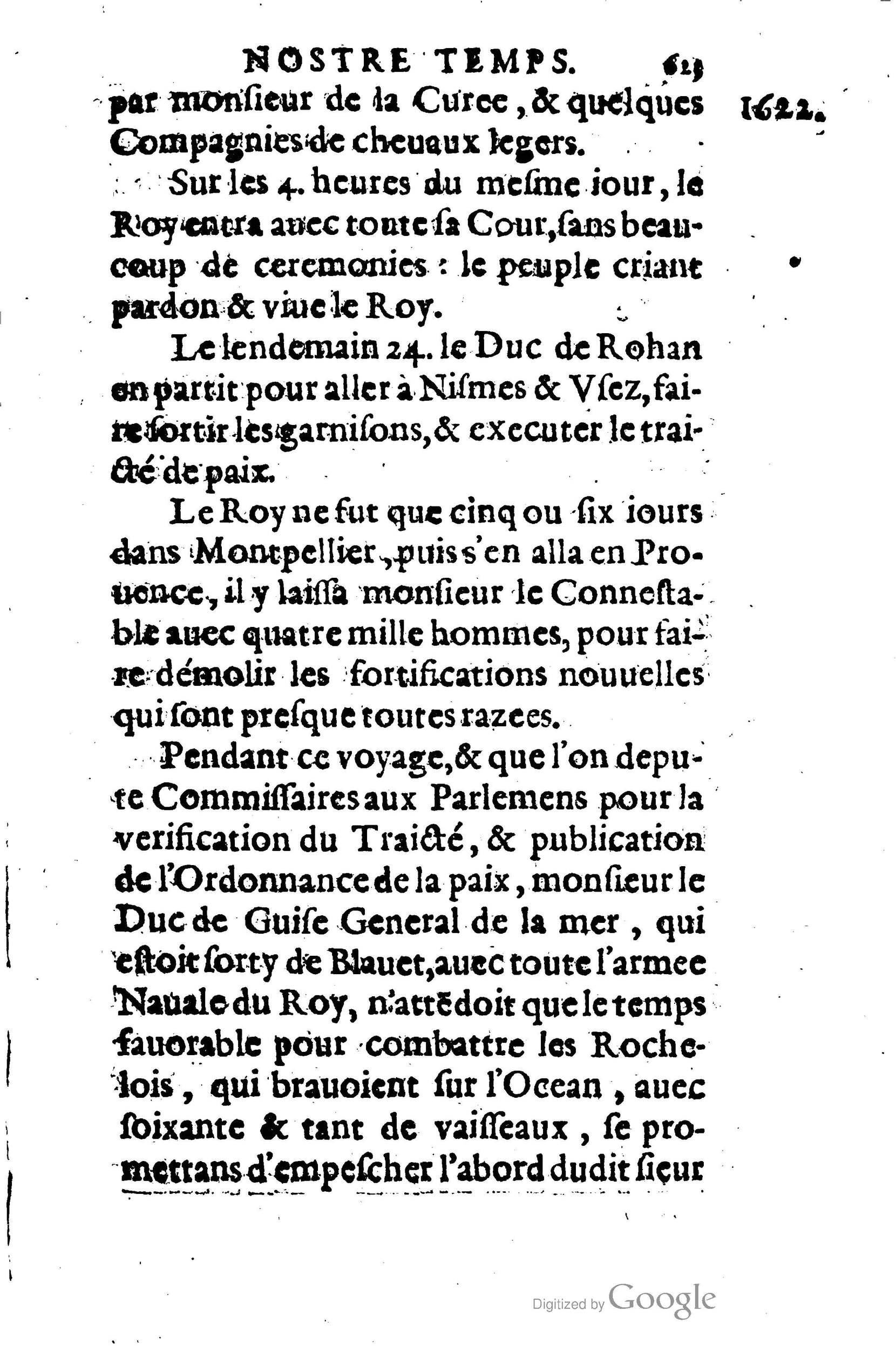 1623 - Joseph Bouillerot - Trésor de l’histoire générale de notre temps - BM Lyon