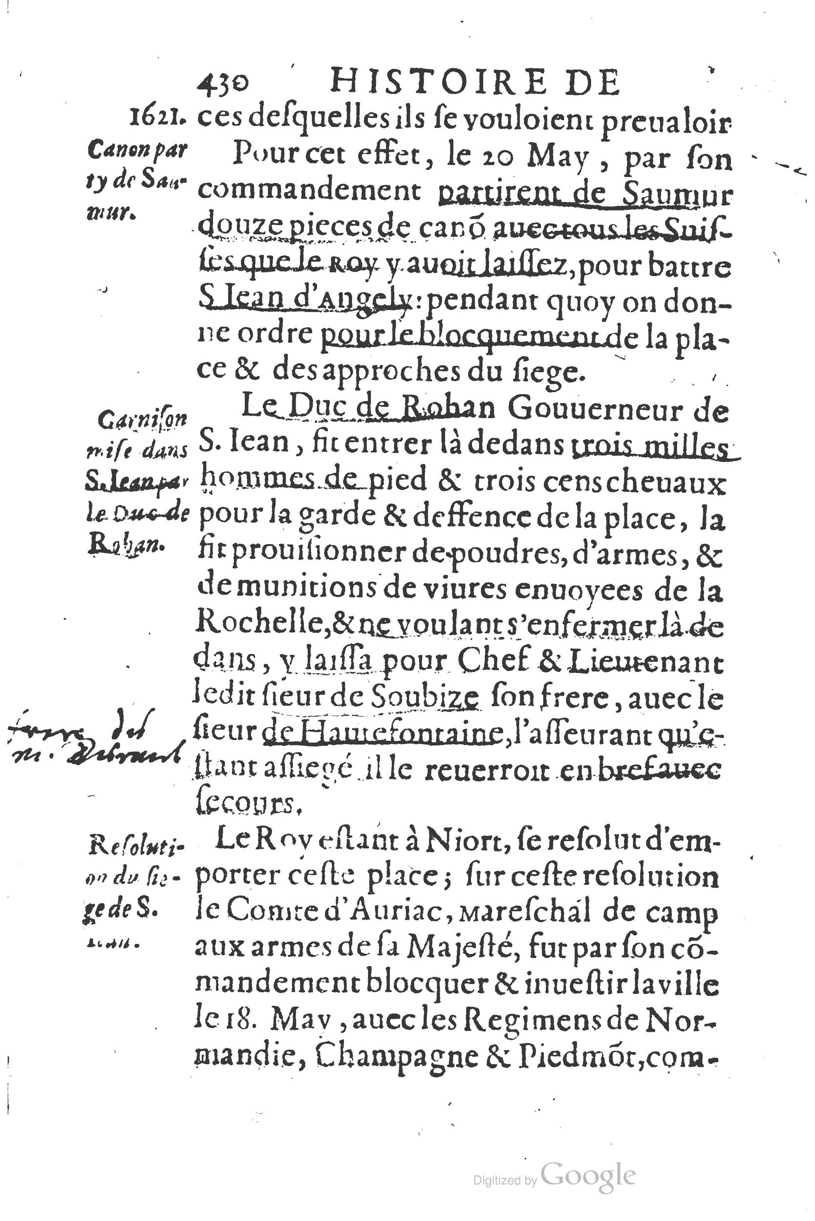 1626 - Joseph Bouillerot - Trésor de l’histoire générale de notre temps - BSB Munich