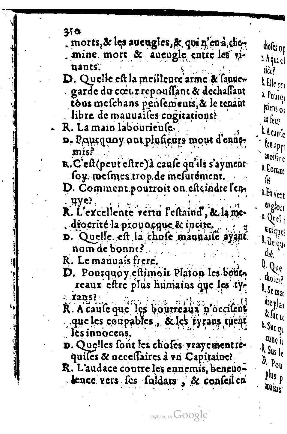 1582 - Nicolas Bonfons - Trésor des sentences dorées - BM Lyon