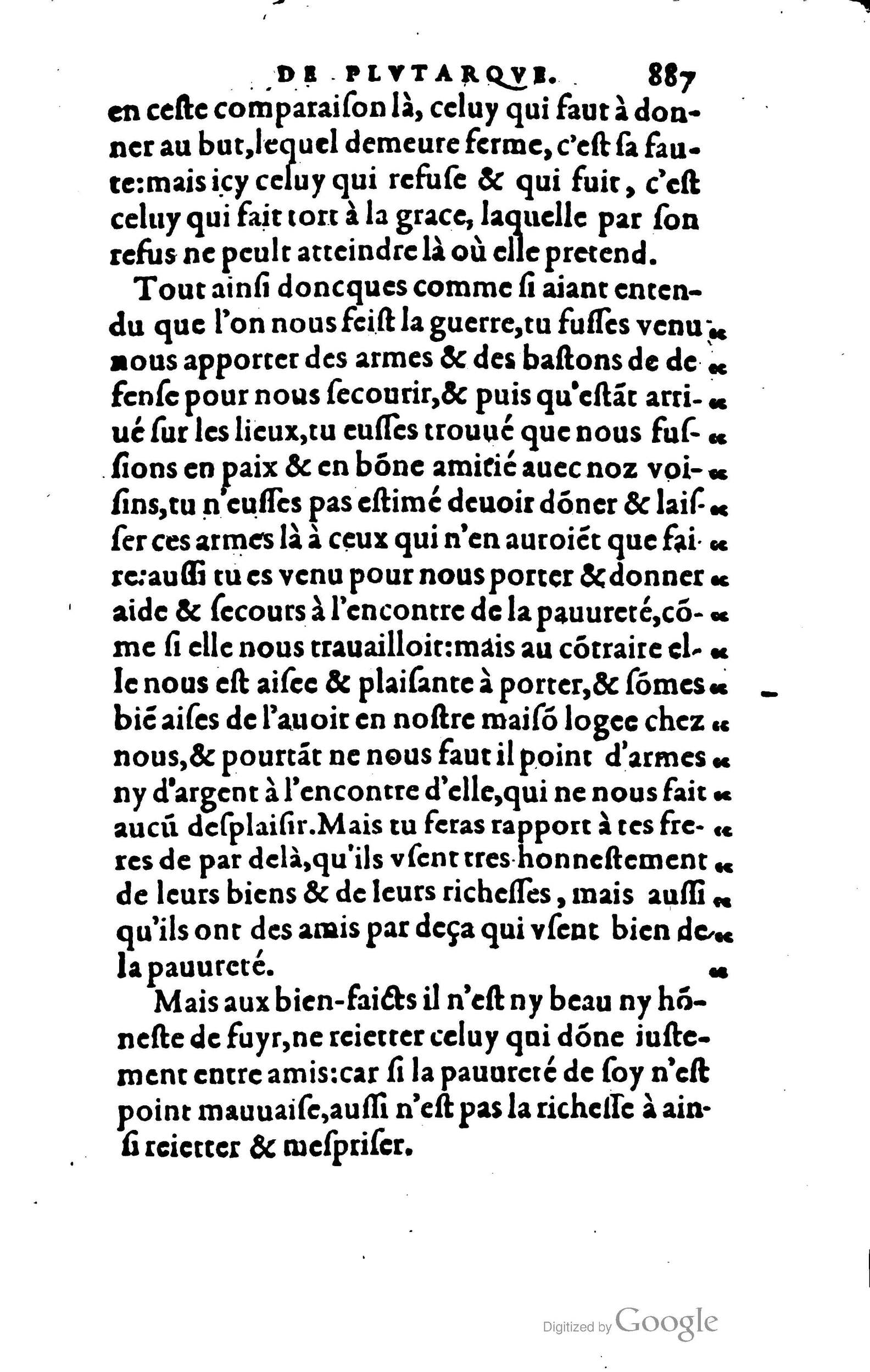 1578 - Jean Poupy - Trésor des morales de Plutarque - BSB Munich
