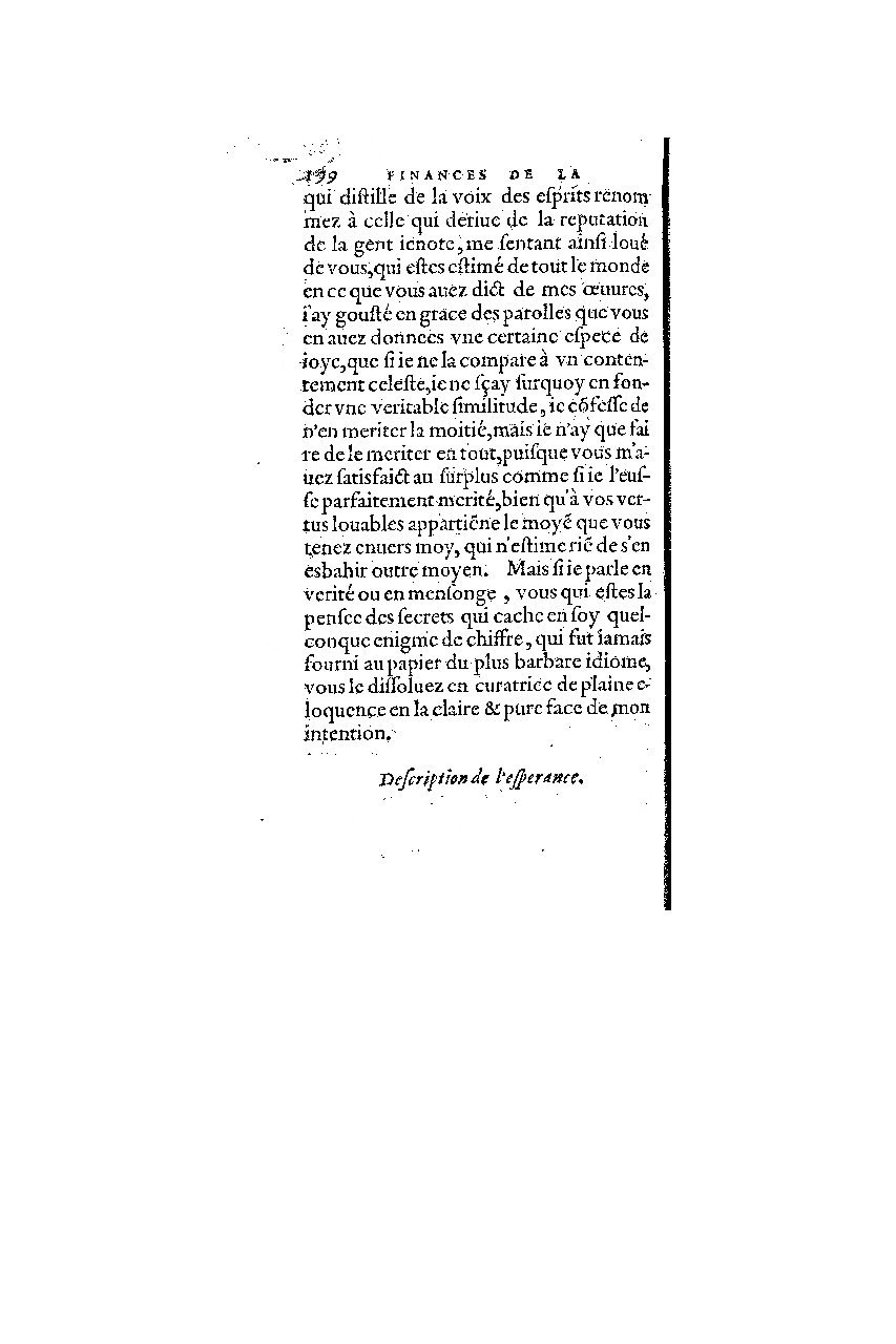 1572 - Nicolas Du Chemin - Finances et Trésor de la plume française - BM Lyon