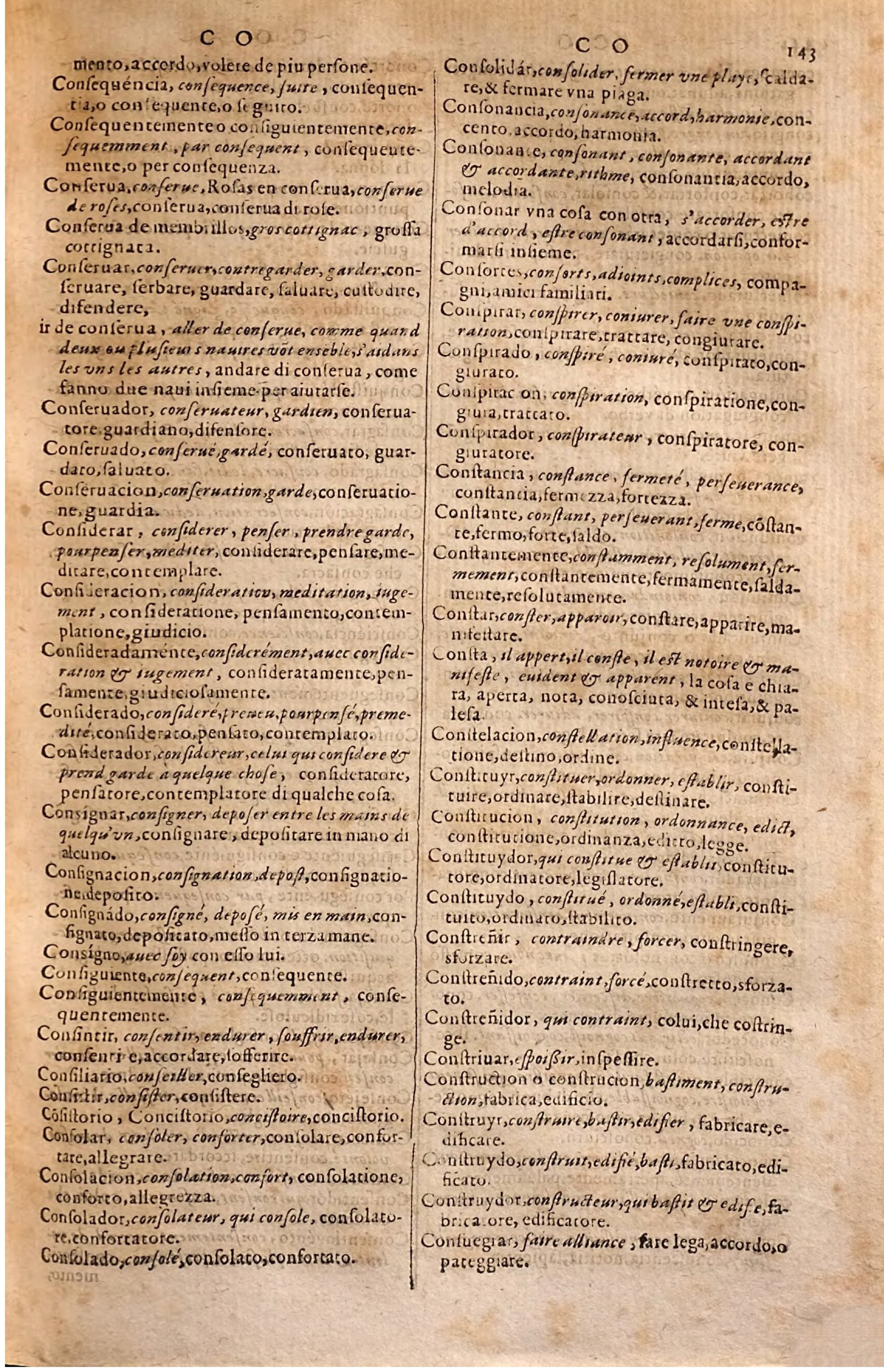 1627 - Jacques Crespin - Trésor des trois langues - Regensburg