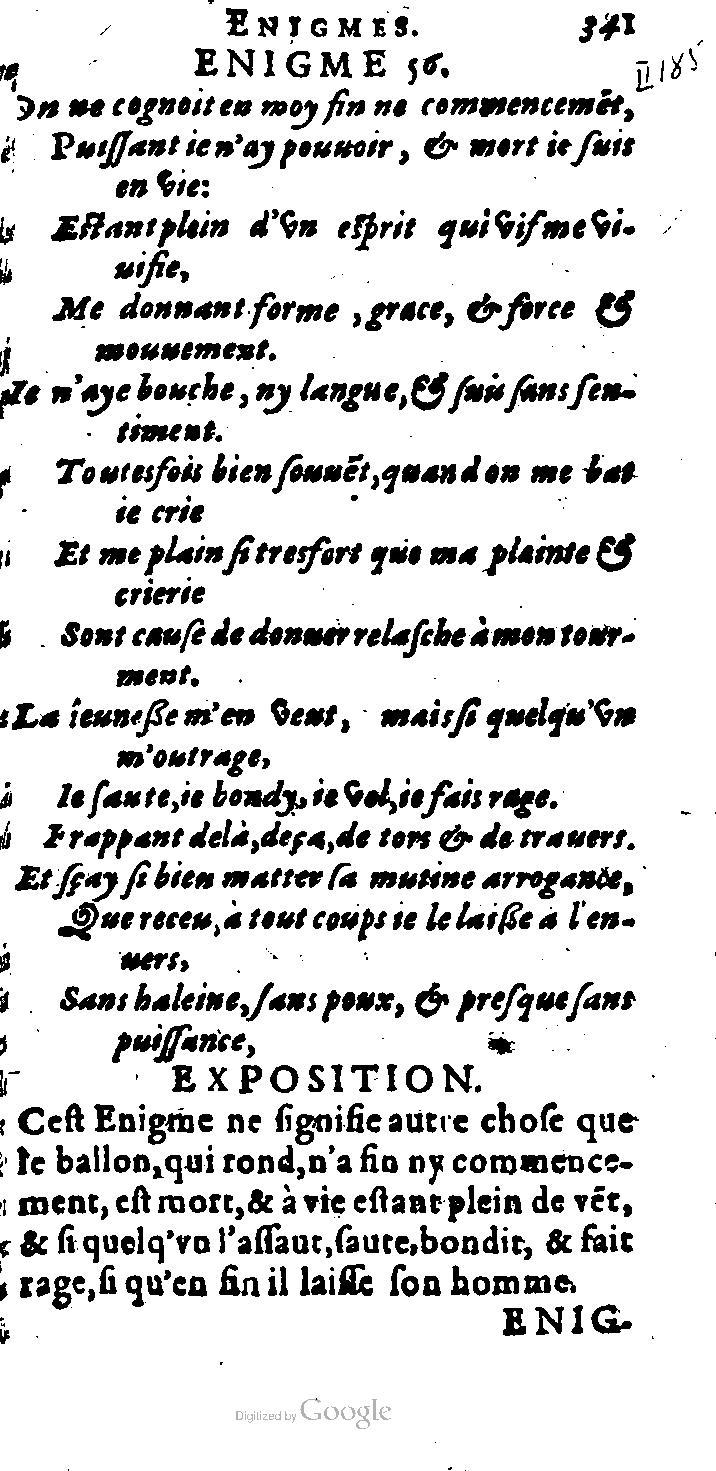 1616 - Balthazar Bellère - Trésor des récréations - NK ČR Prague