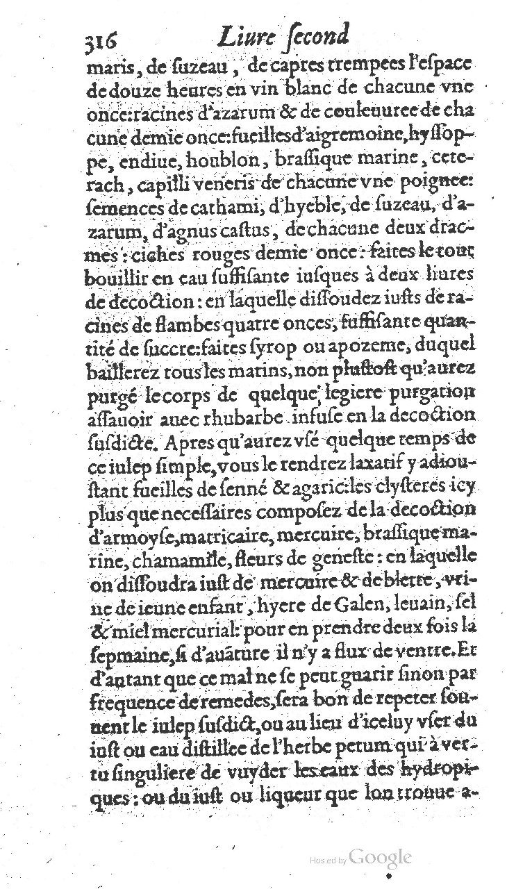 1585 - Jacques du Puis - Trésor des remèdes secrets pour les maladies des femmes - BnF
