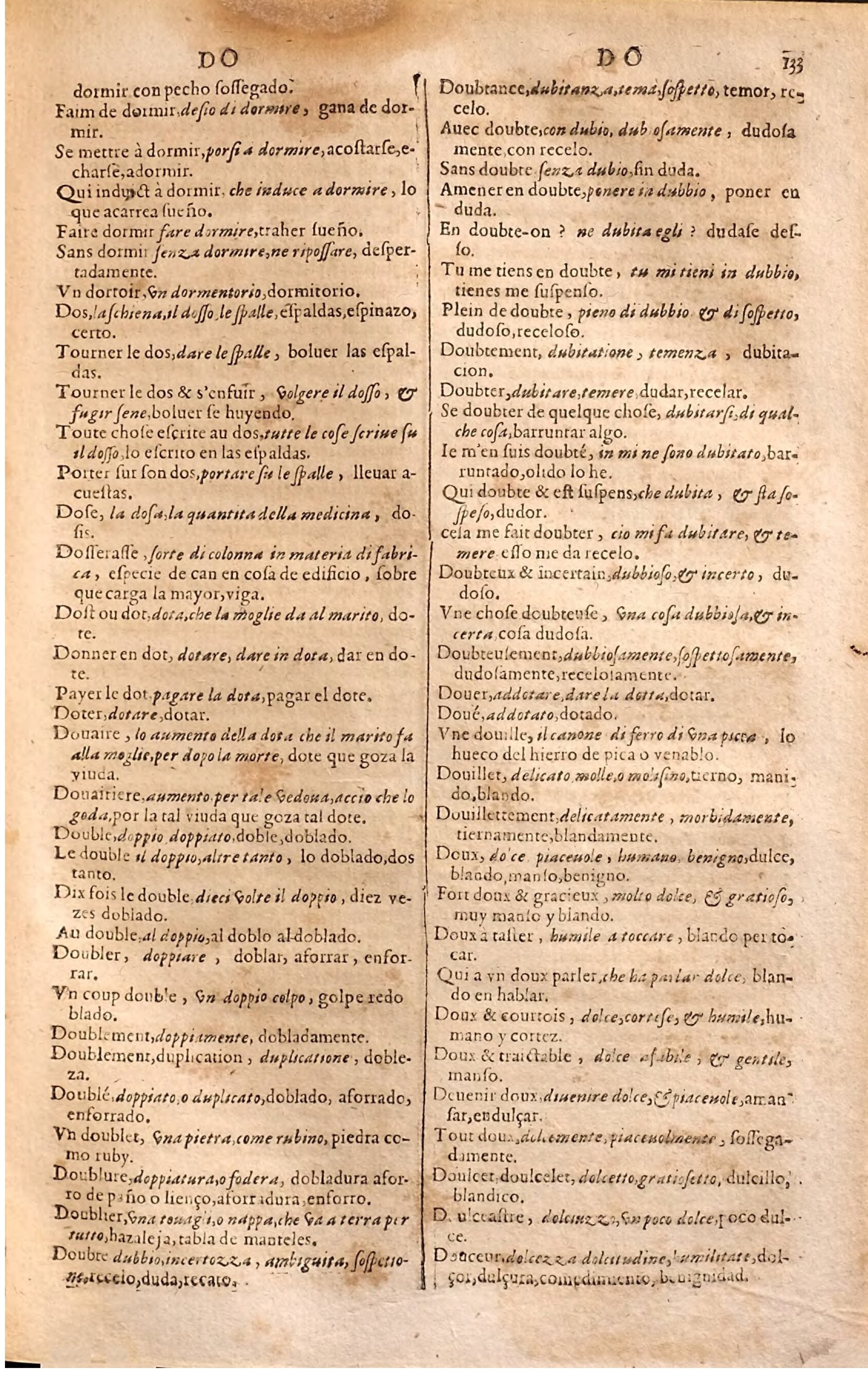 1627 - Jacques Crespin - Trésor des trois langues (Seconde partie) - Regensburg